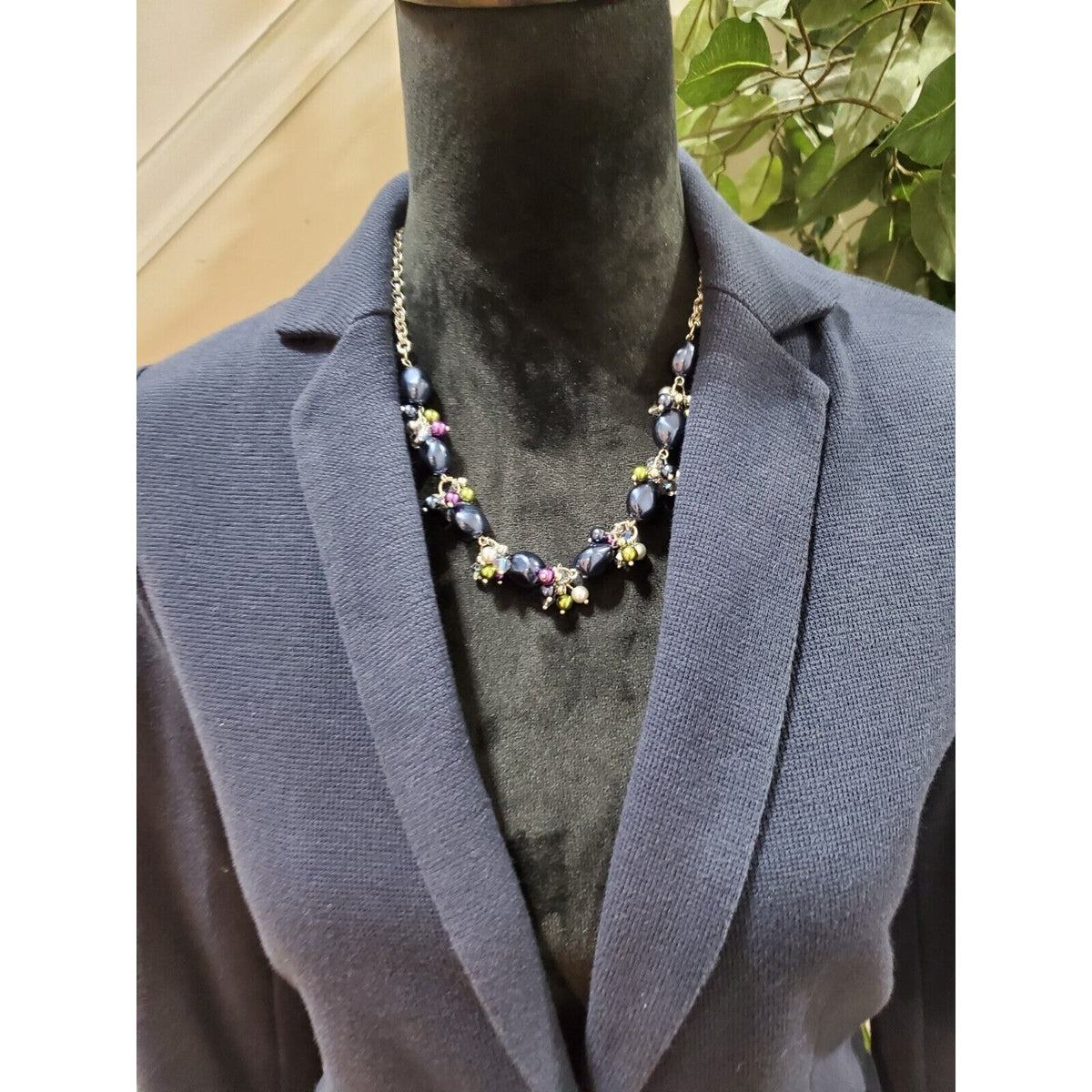 Banana Republic Women's Navy Single Breasted One Button Blazer Jacket Size S