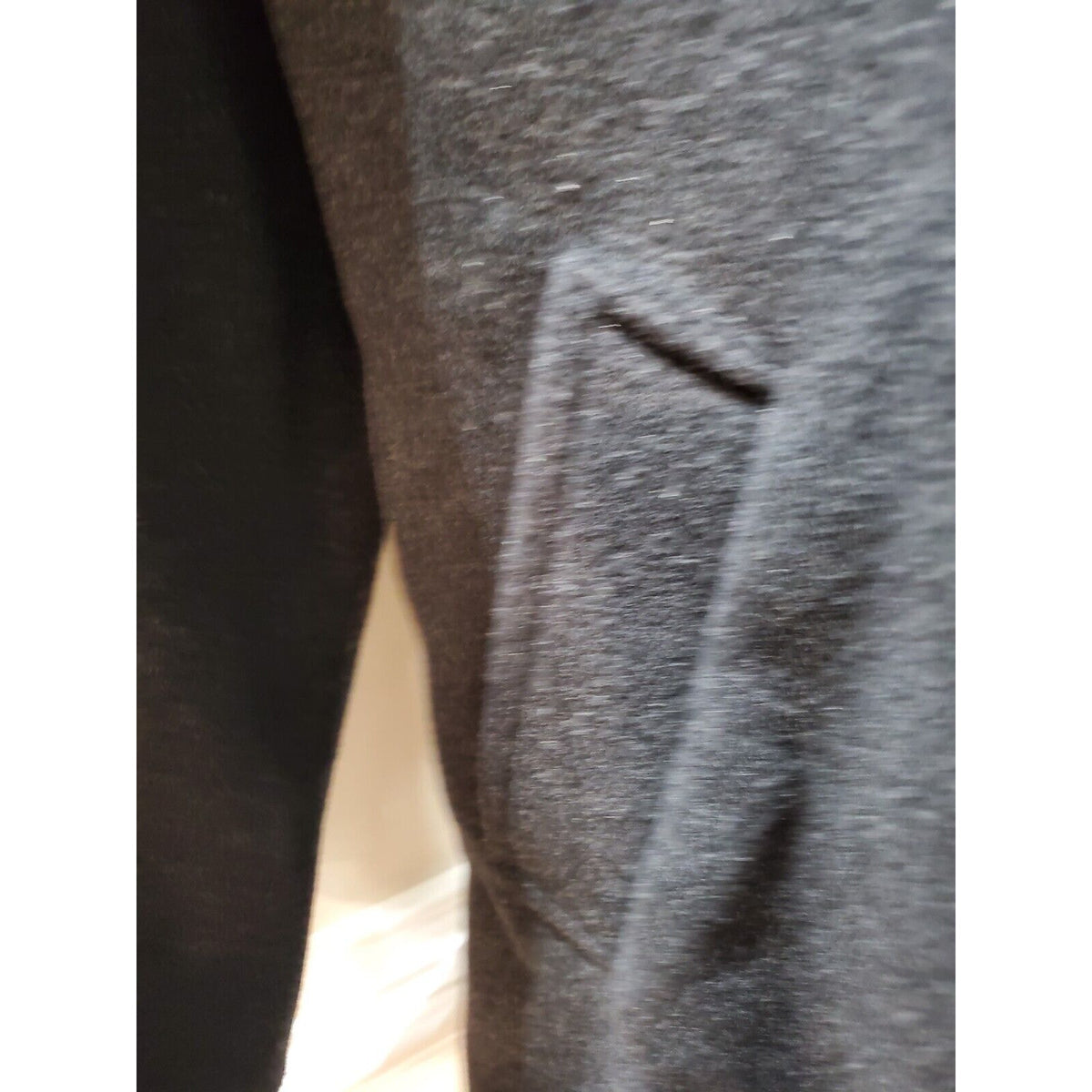 Stafford Mens Black Solid Long Sleeve Collared Button Front Casual Coat Size 38R