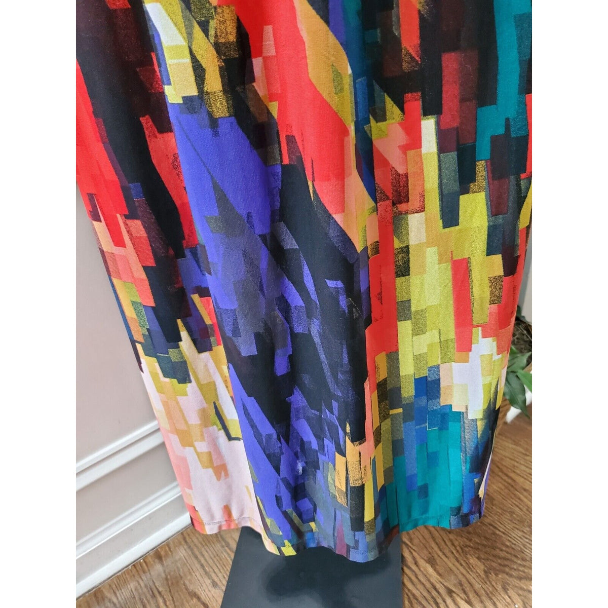 Ronni Nicole Women Multicolor Polyester Round Neck Sleeveless Long Maxi Dress 16
