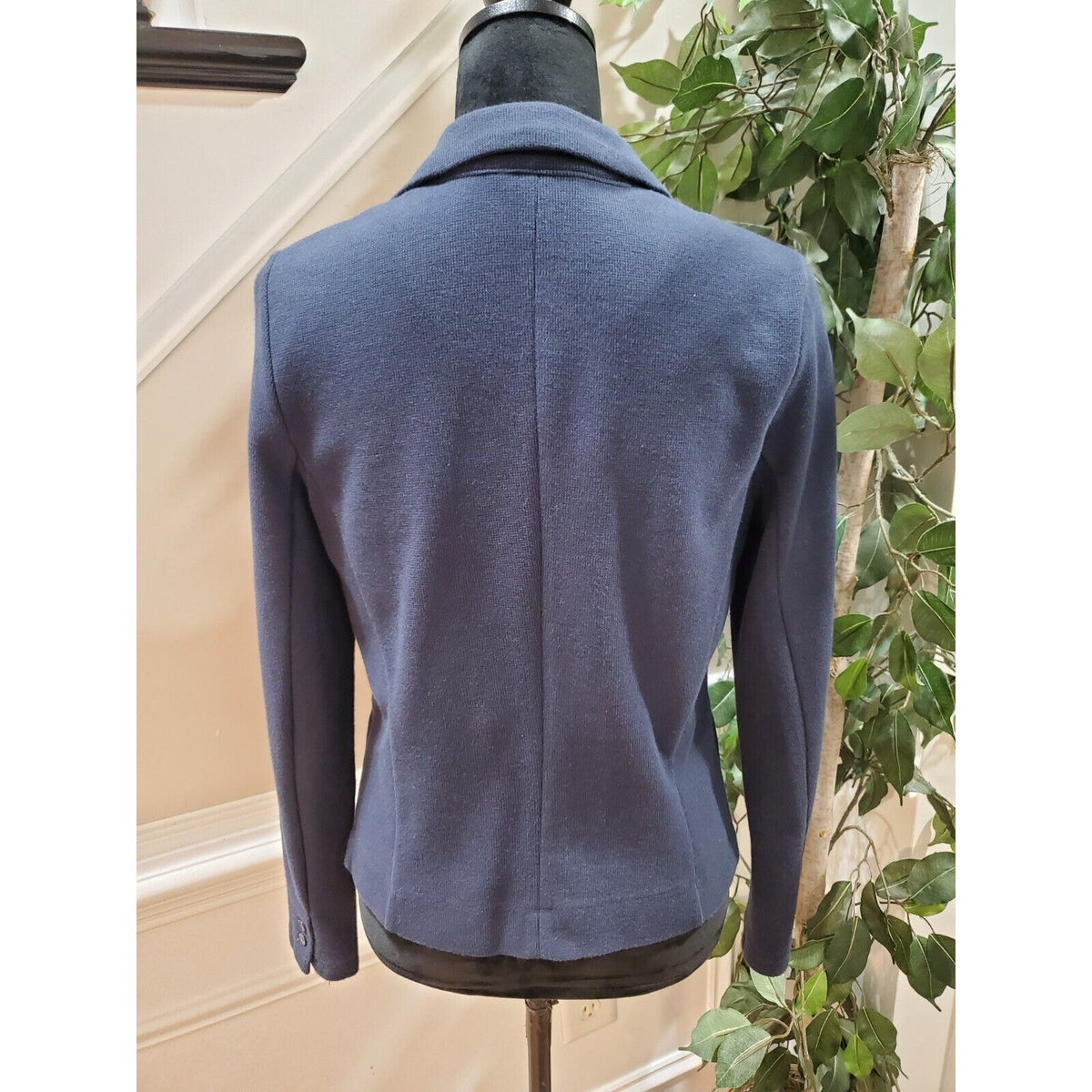 Banana Republic Women's Navy Single Breasted One Button Blazer Jacket Size S