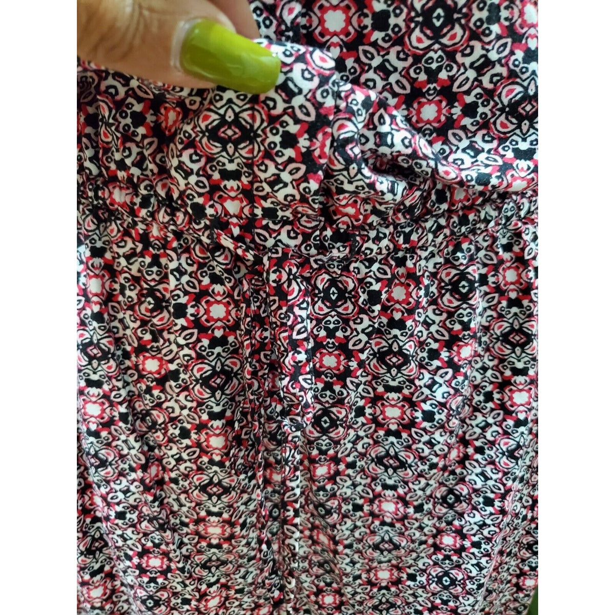Gap Women Multicolor Rayon Sweetheart Neck Long Sleeve Casual Romper Size Small