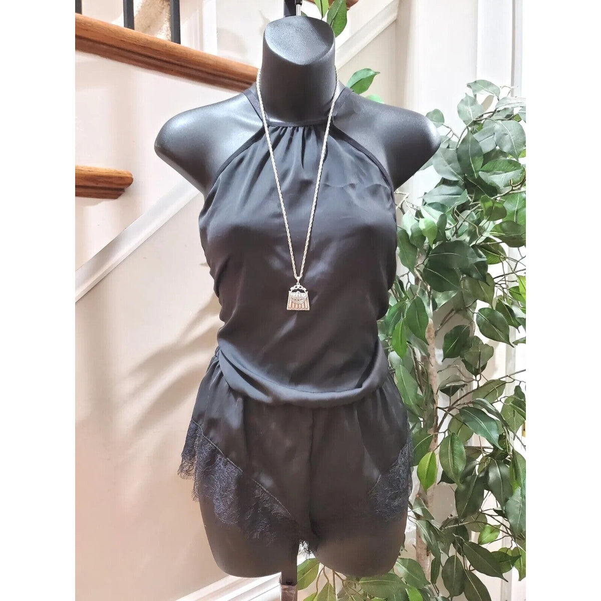 Bluebella Women’s Black Polyester Sleeveless River Teddy Bodysuit Size X-Small