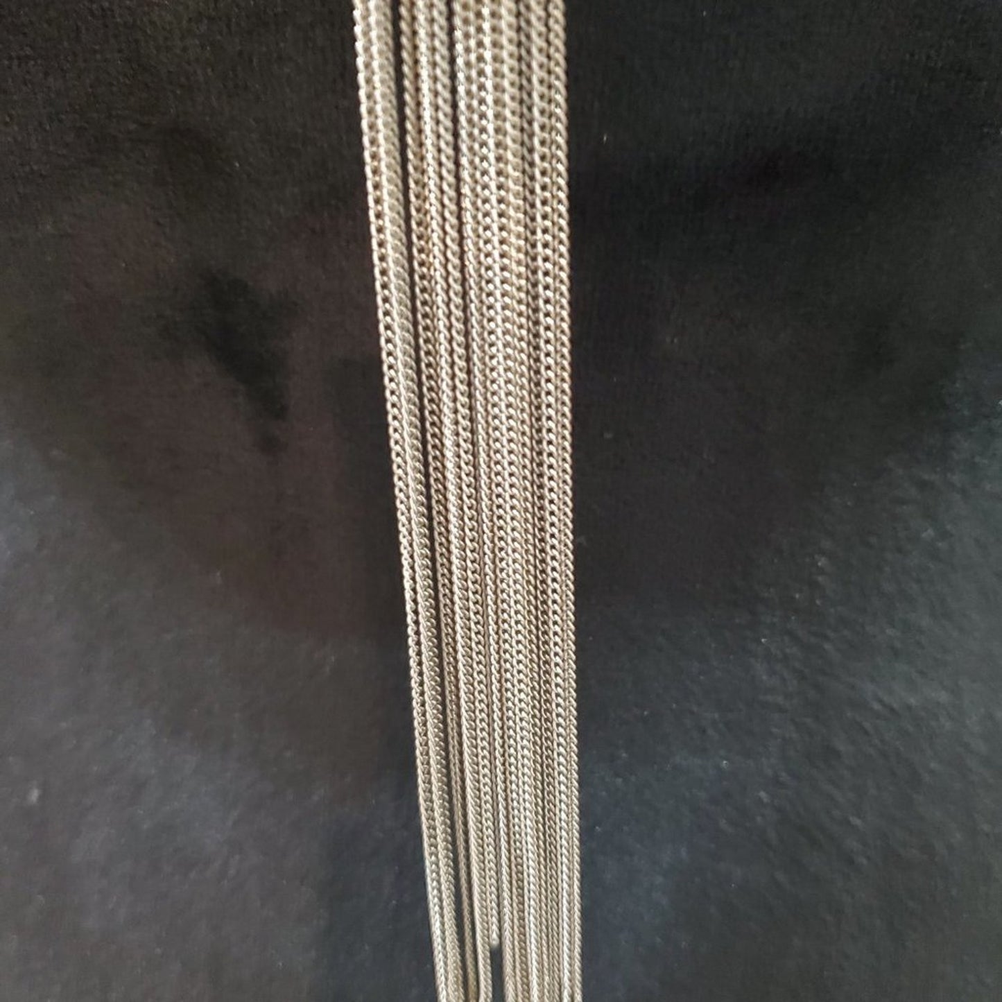 Women's Silver Long Fringe Fashion Jewelry Necklace