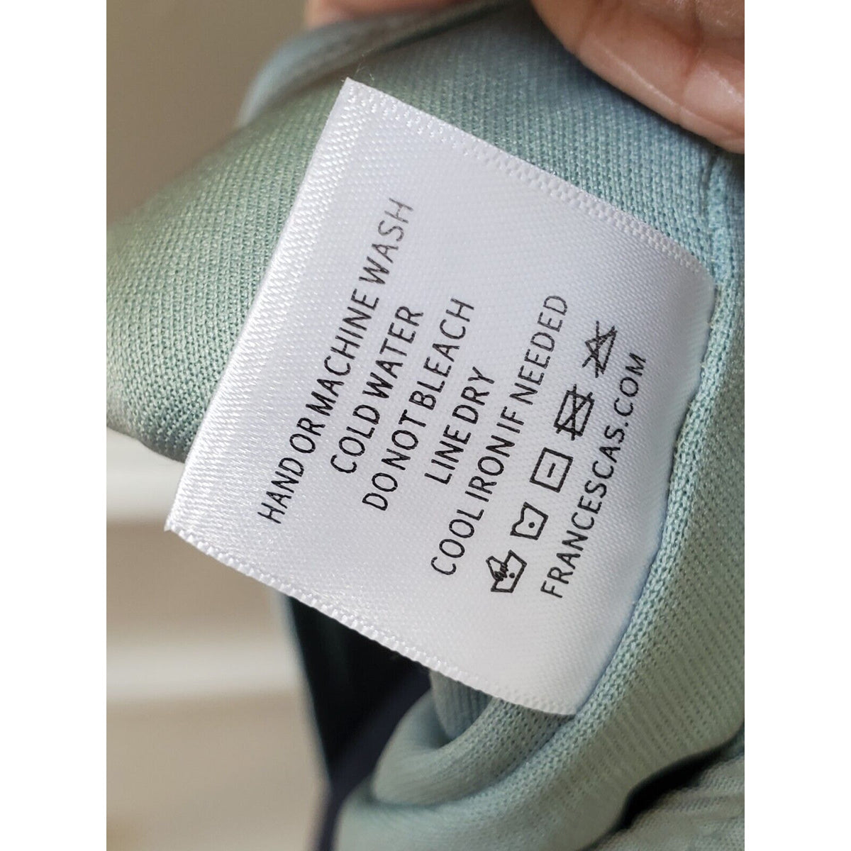 Blue Rain Women's Green 100% Rayon V-Neck Half Sleeve Top Blouse Size Small
