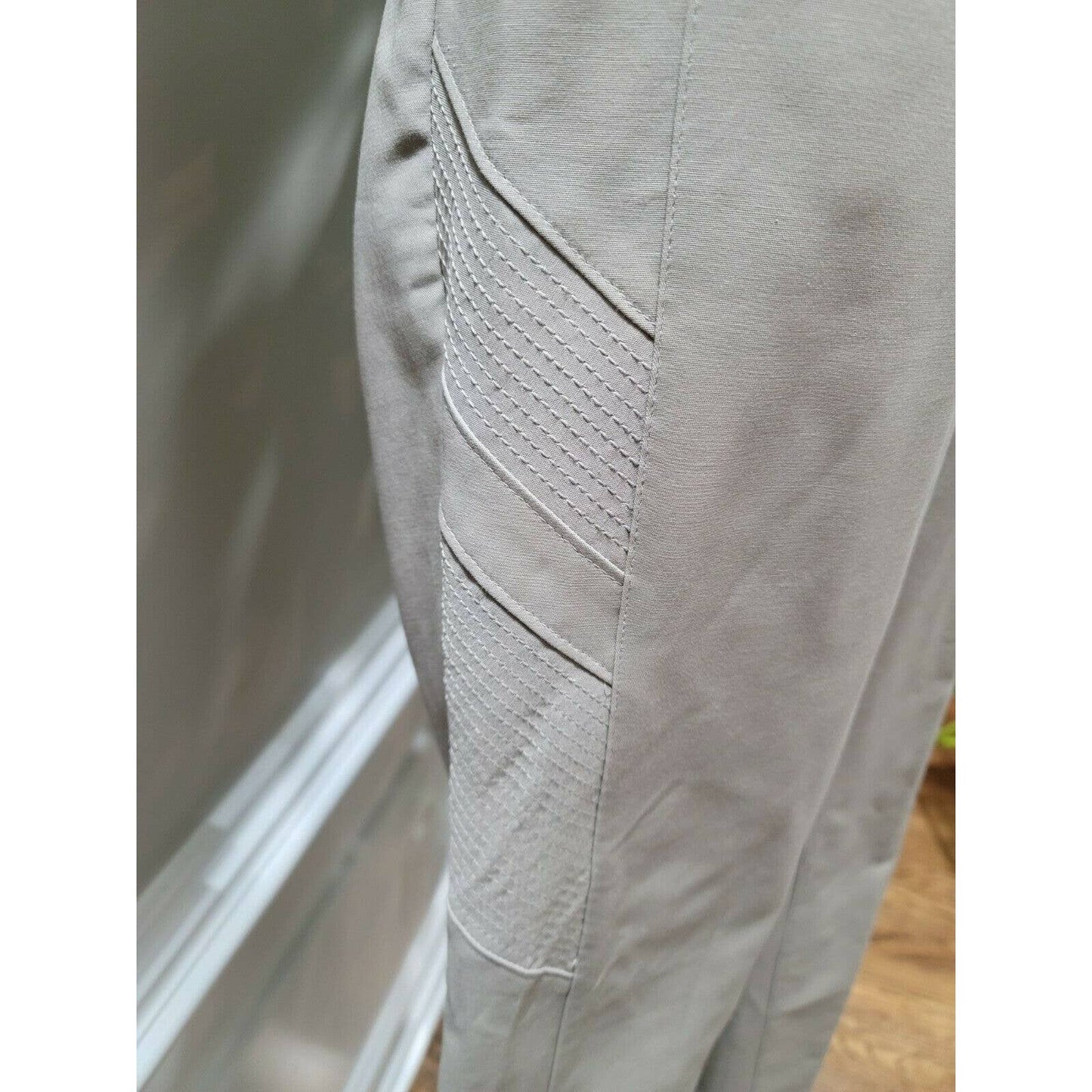 APT.9 Women's Solid Ivory Cotton Modern Fit Skinny Legs Casual Dress Pants 14