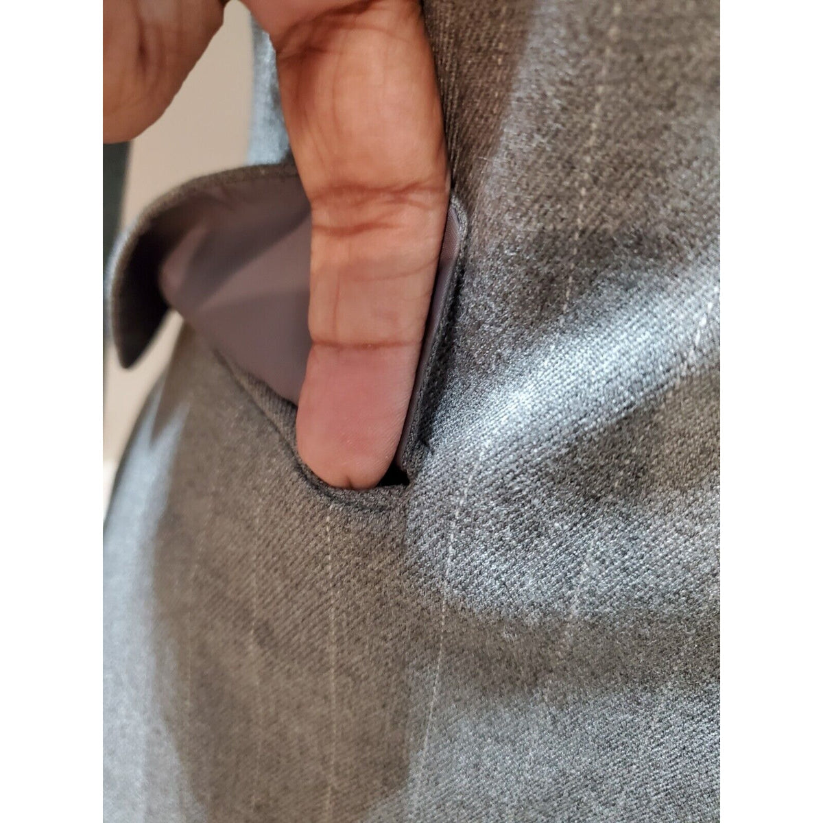 Banana Republic Women's Gray Single Breasted Two Button Blazer Jacket Size 4