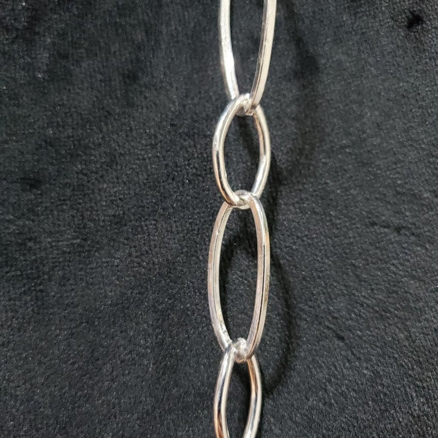 Women's Solid Multilayer Silver Link Chain Stylish Fashion Long Necklace