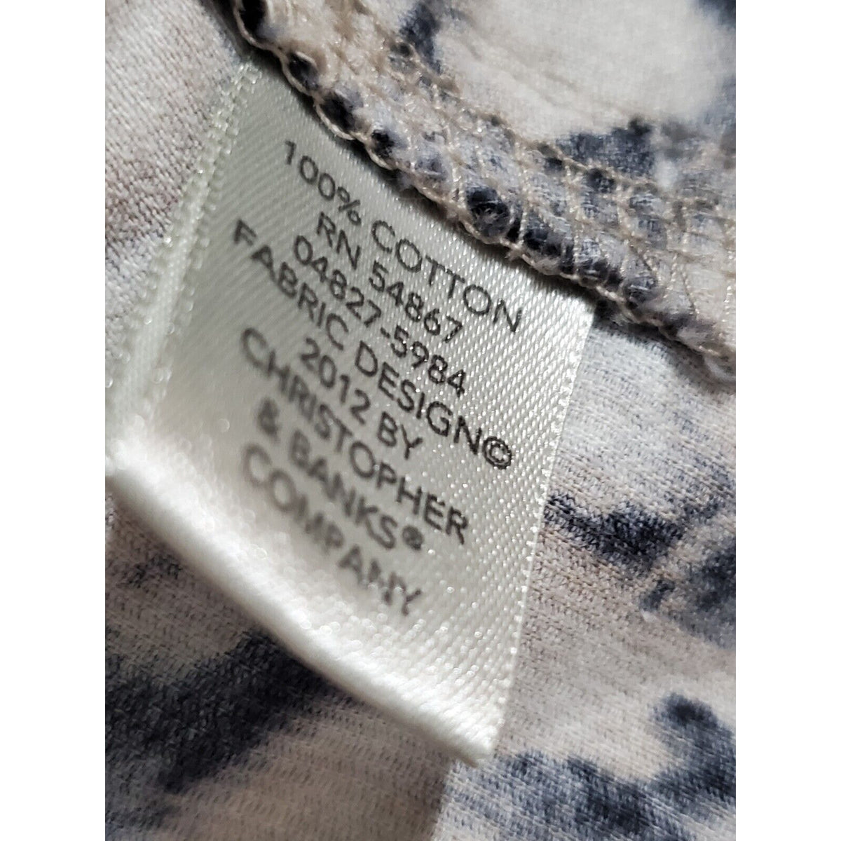 Christopher & Banks Softshell Multicolor 100% Cotton Button Front Jacket Size S