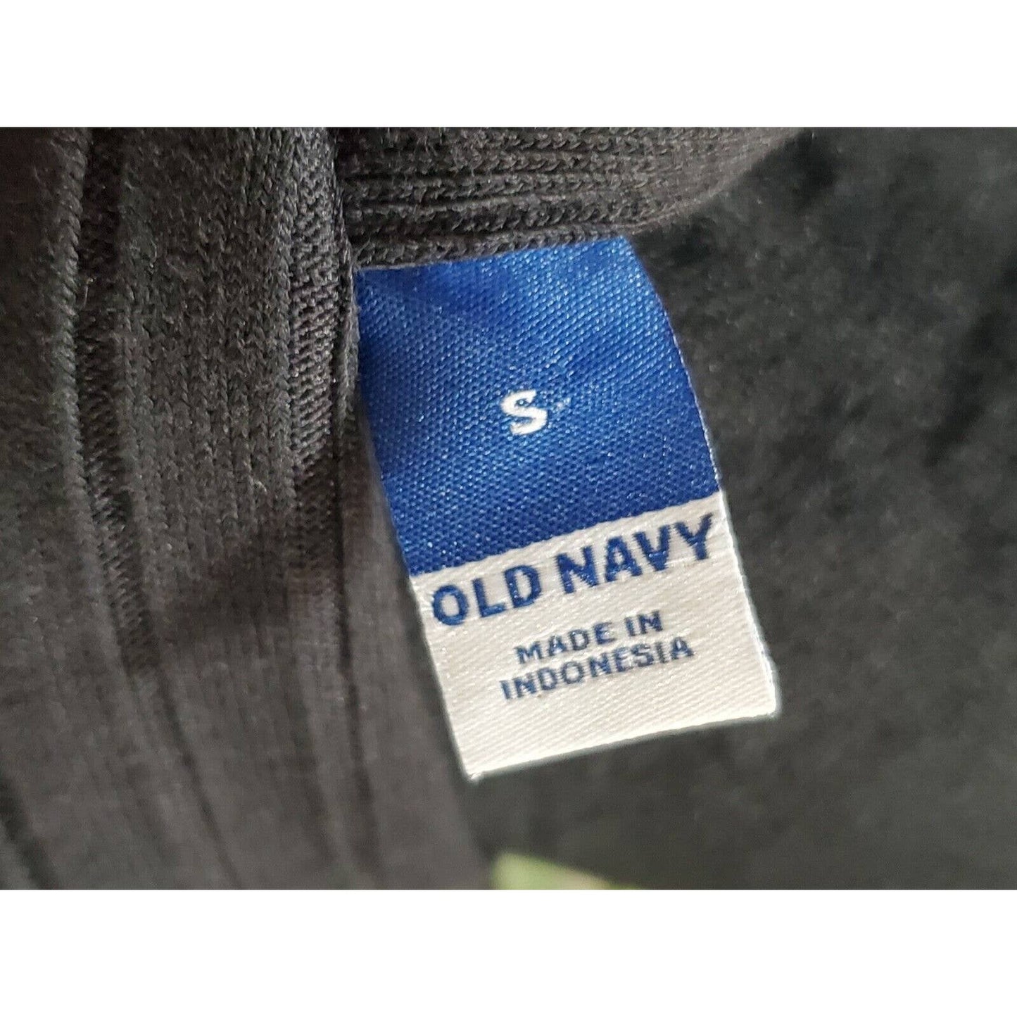 Old Navy Women's Black Cotton Collared Long Sleeve Knee Length Dress Size Small