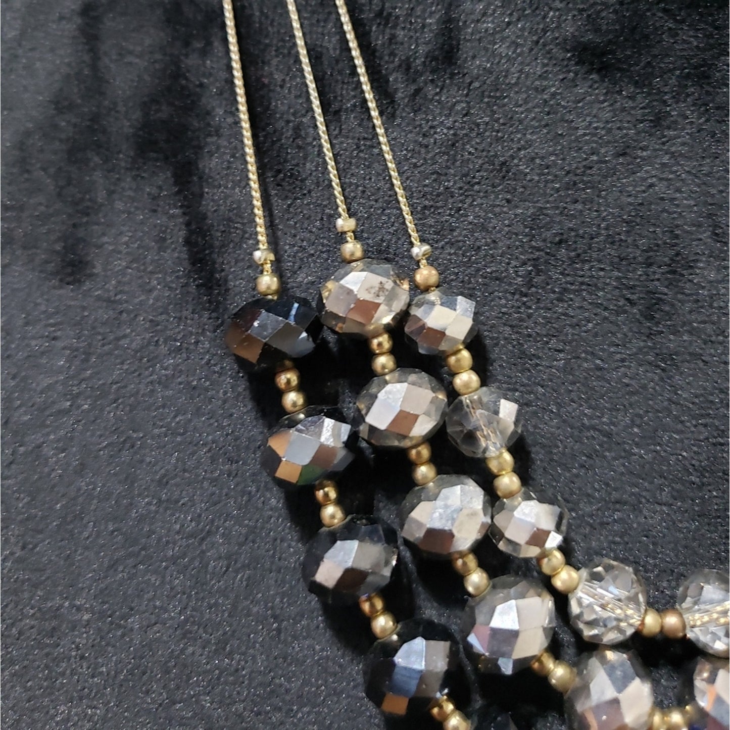 Triple Layer Beaded Multicolor Necklace