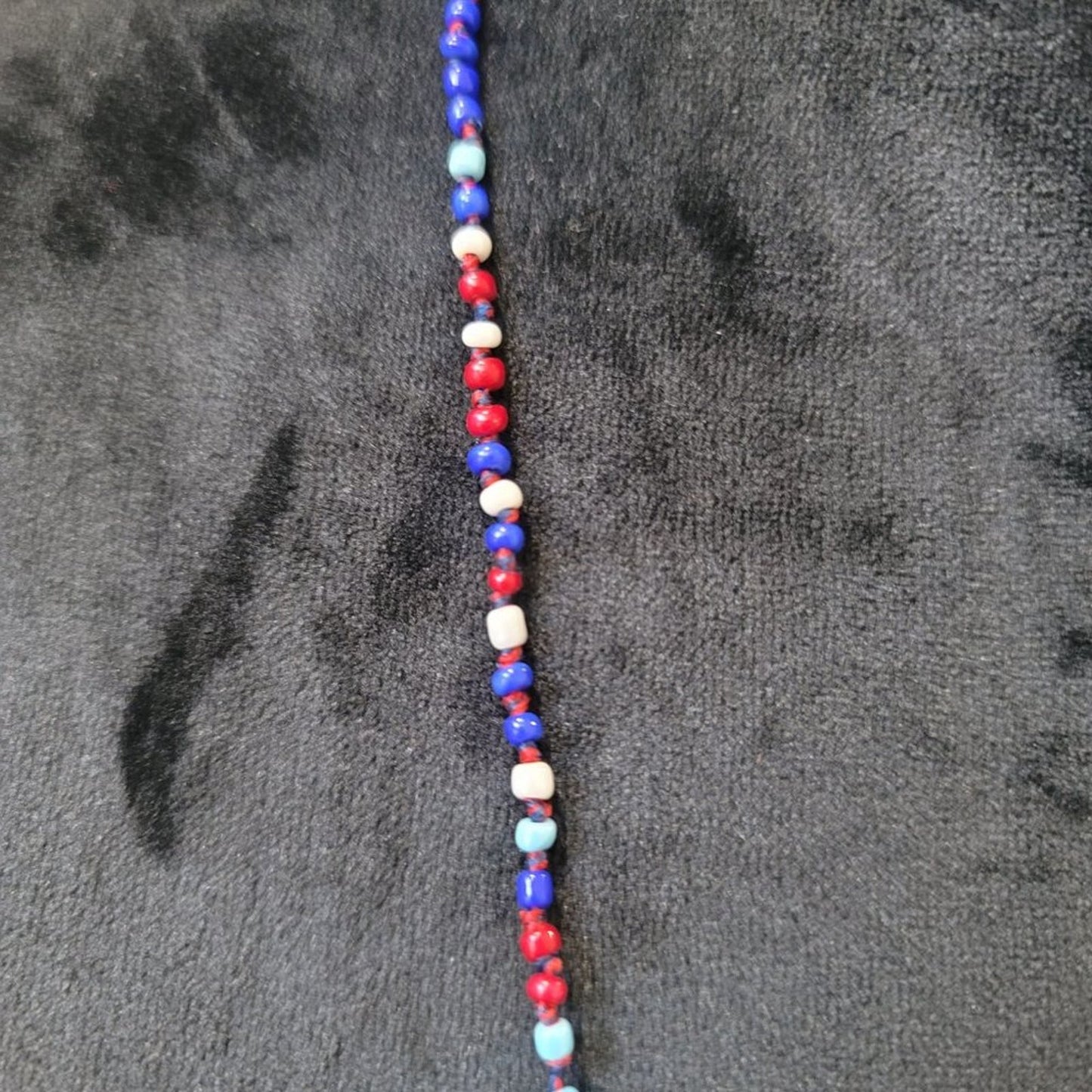 Women's Multicolor Beaded with Lobster Clasp Long Jewelry Tassel Necklace