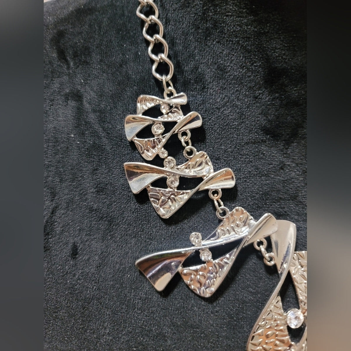 Silver Abstract Necklace