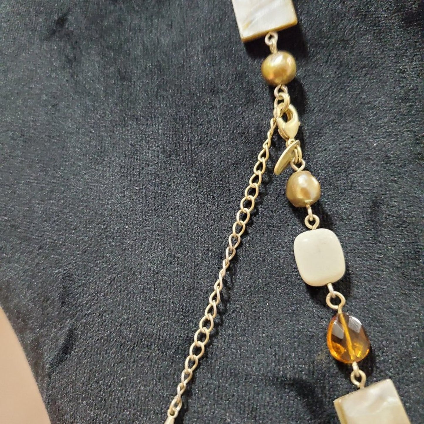 Lia Sophia Women's Multicolor Round Beaded Long Fashion Pendant Necklace