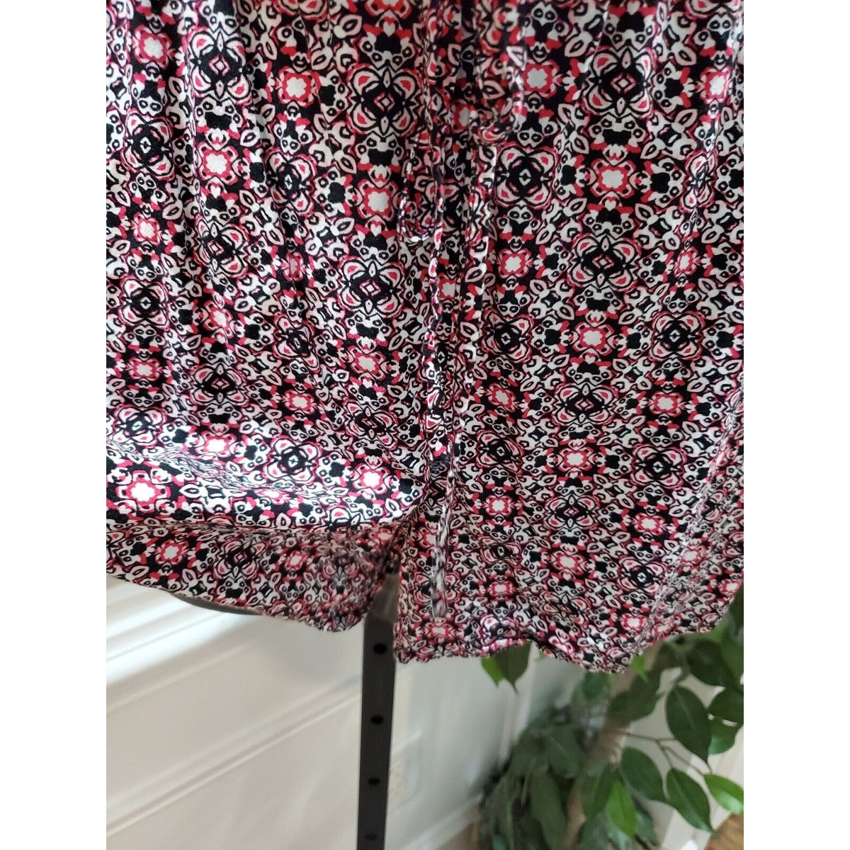 Gap Women Multicolor Rayon Sweetheart Neck Long Sleeve Casual Romper Size Small