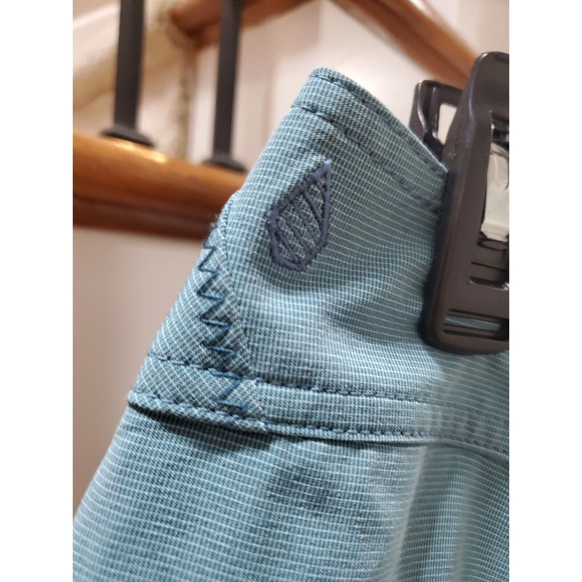 Volcom Men's Blue Polyester Elastic Waist Lido Heather Mod Boardshort Size 30