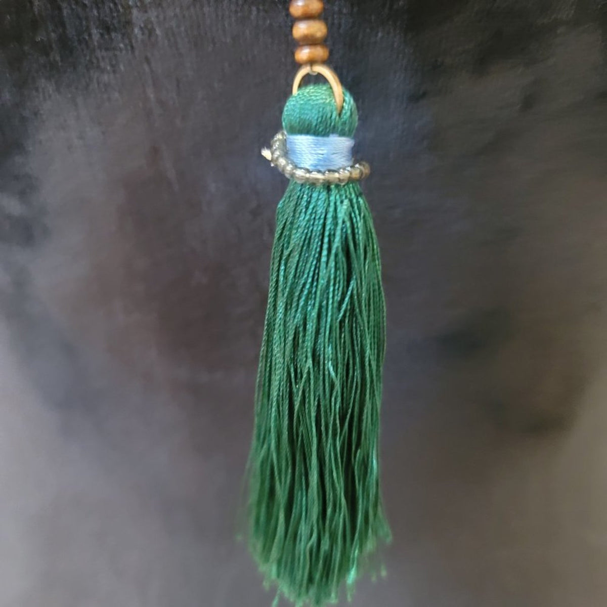 Women's Multicolor Beaded with Lobster Clasp Long Jewelry Tassel Necklace