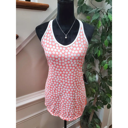 Nike Dri-Fit Women's Pink Polyester Scoop Neck Sleeveless Casual Top Size Medium