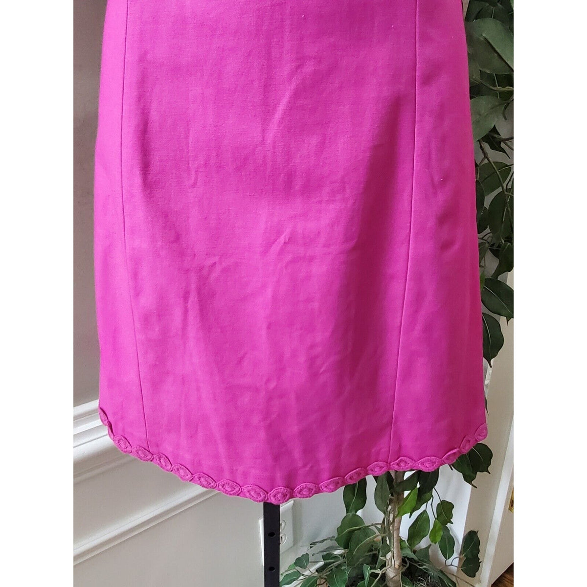 Crown & Ivy Wknd In Lisbon Pink Halter Neck Sleeveless Knee Length Dress Size 6