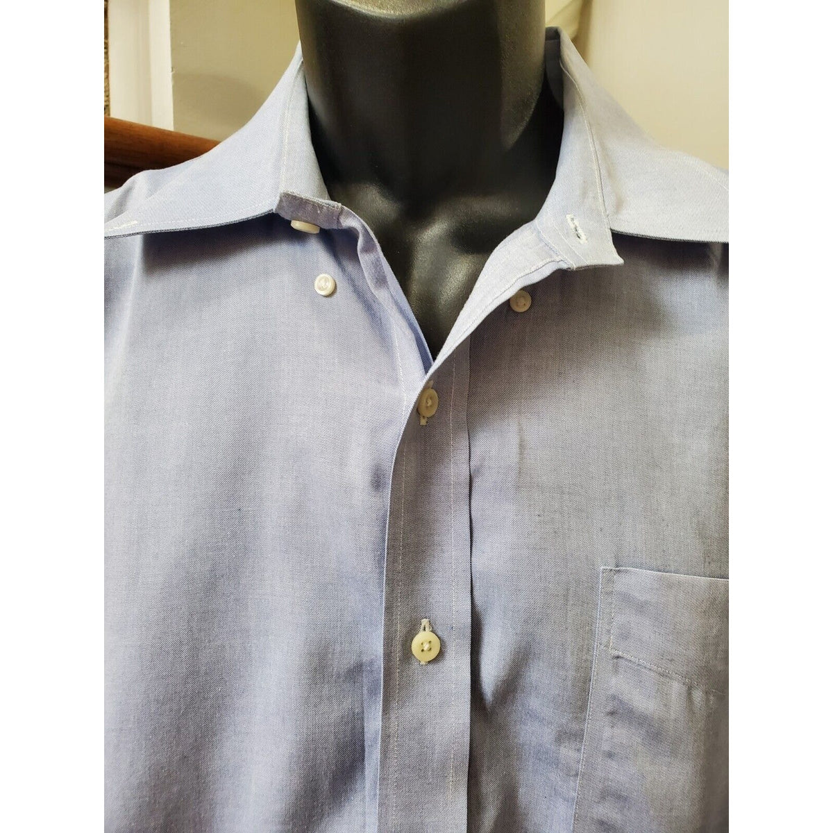 Lauren Ralph Lauren Men's Blue Cotton Classic Fit Button Down Casual Shirt XL