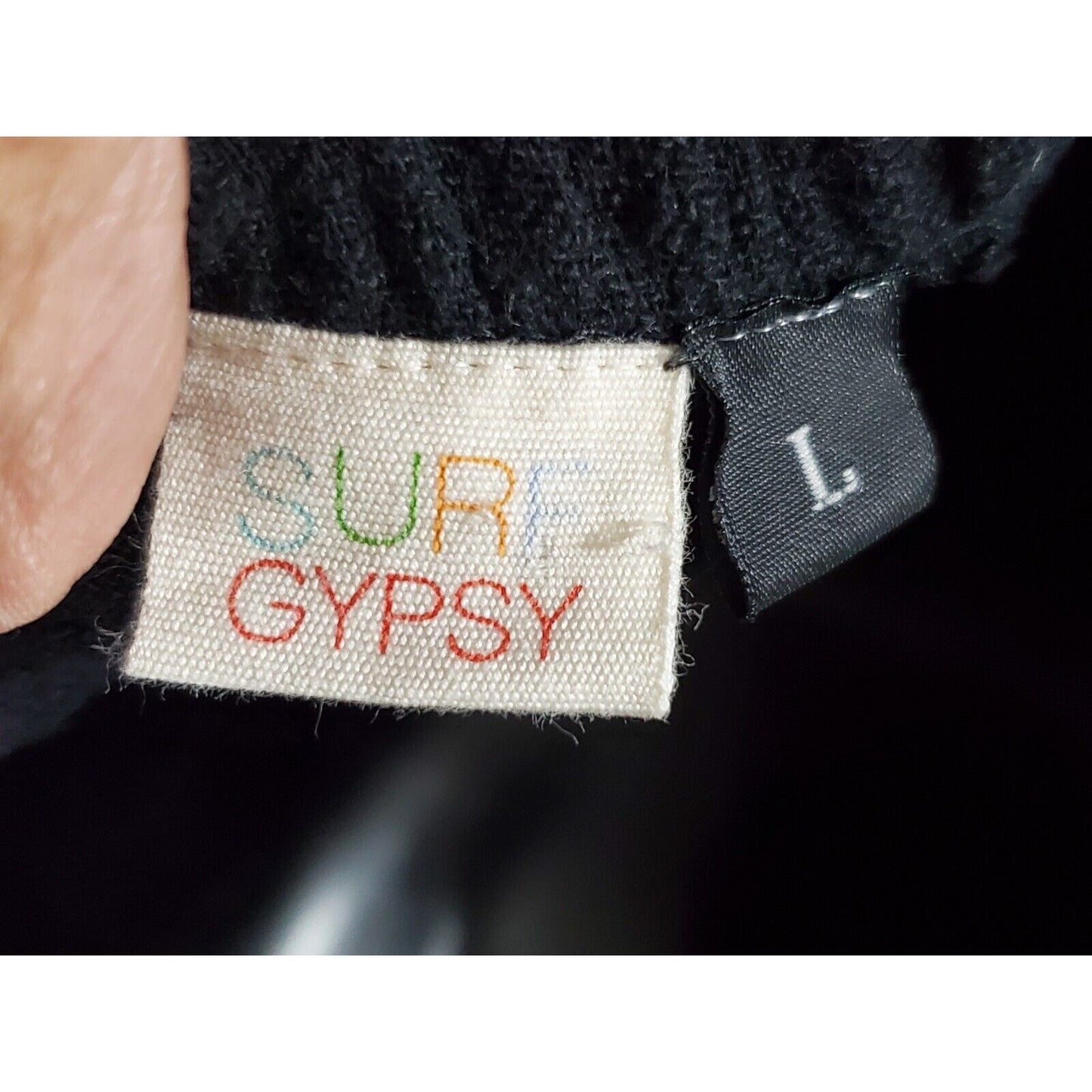 Surf Gypsy Women's Black 100% Cotton Off the Shoulder Casual Jumpsuits Size S