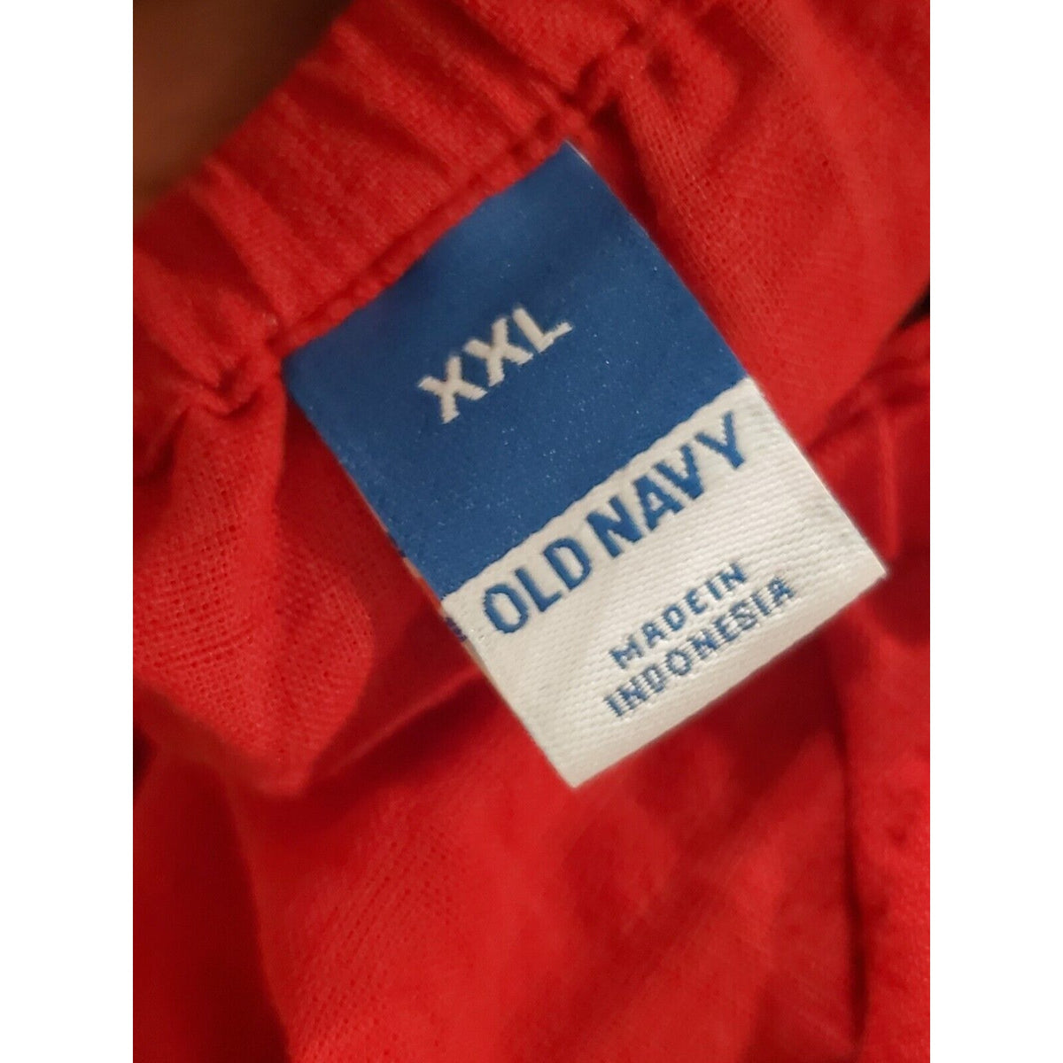 Old Navy Women's Red Cotton Round Neck 3/4 Sleeve Casual Top Blouse Size XXL