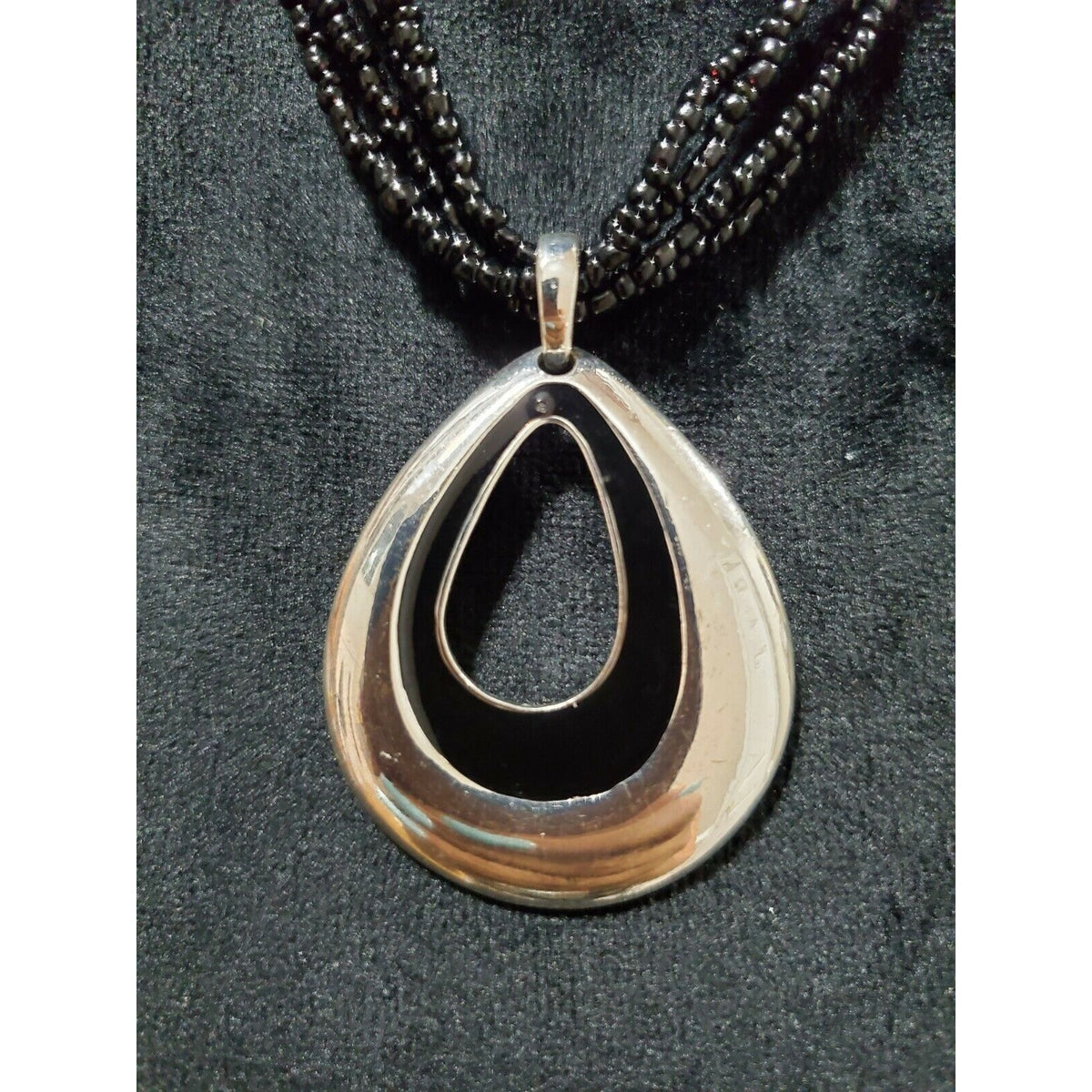 San Capsule Keepsake Tear Drop Necklace