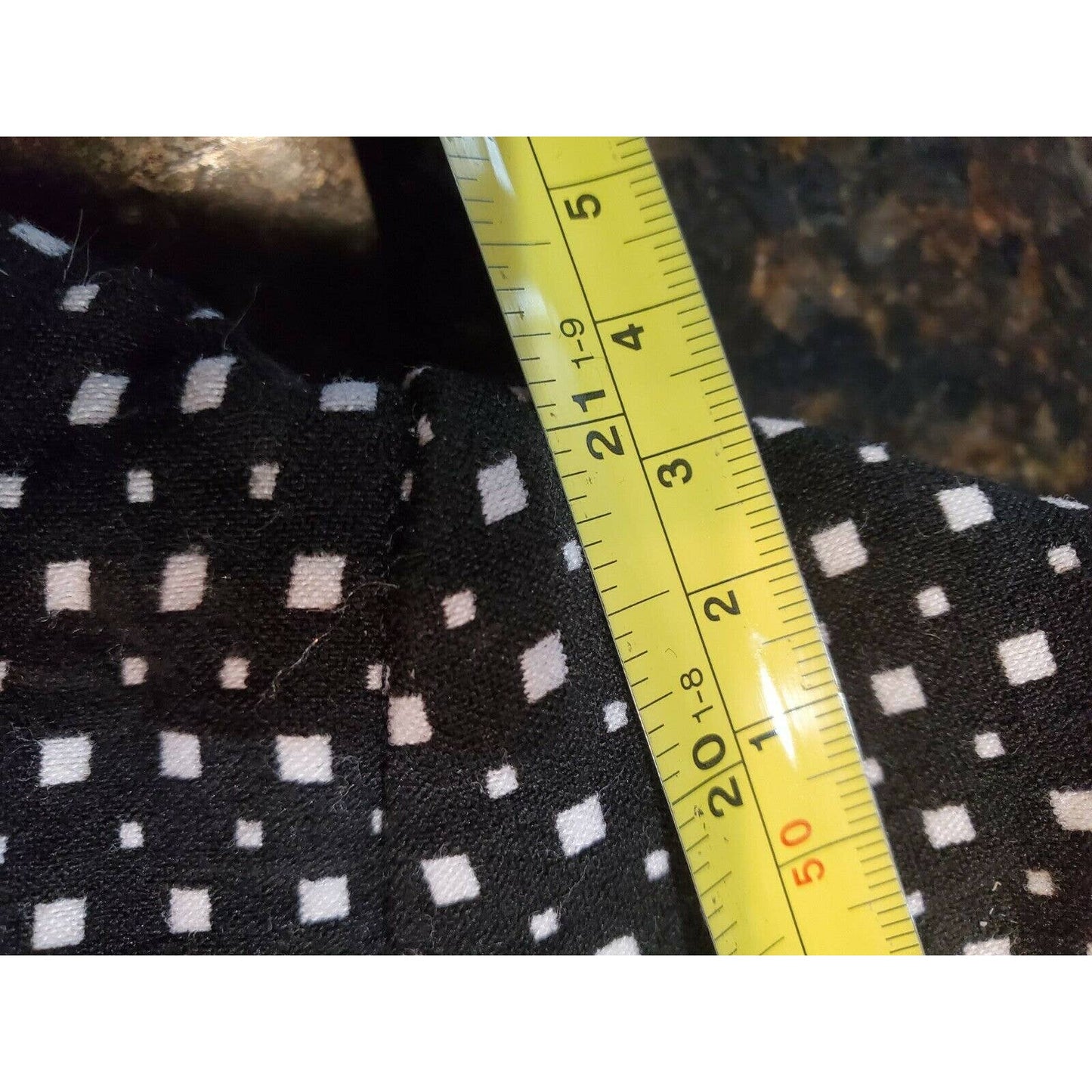 Women's Black & White Dotted Rayon Fancy Capri Pants Plus Size