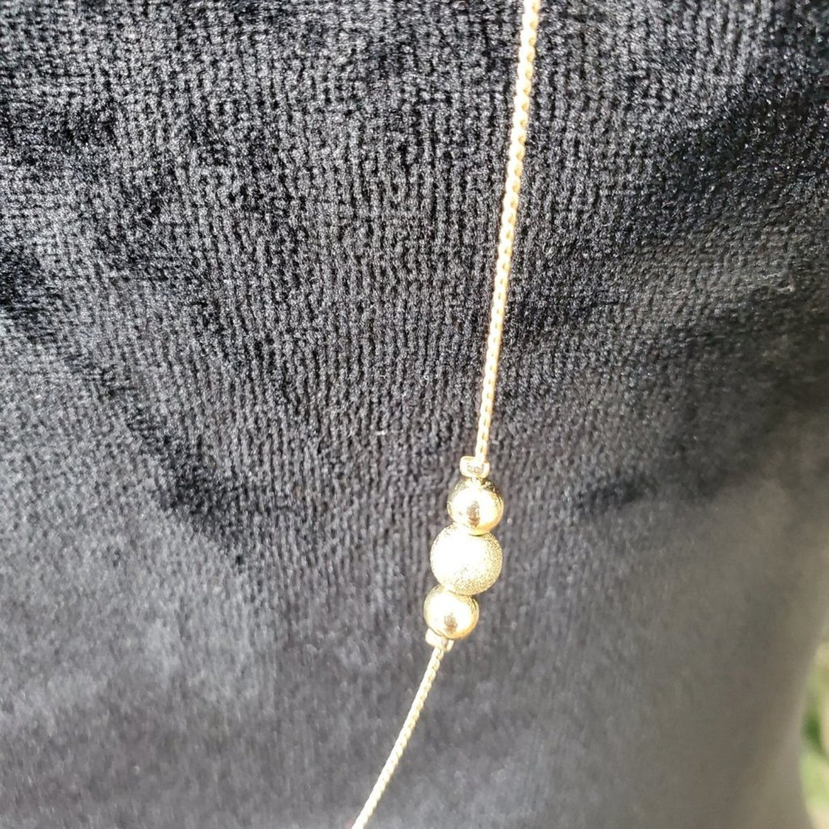 Women's Gold-Tone Pearls Double Layer Chain with Lobster Clasp Necklace