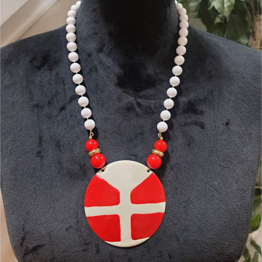 Vintage Large Medallion Necklace