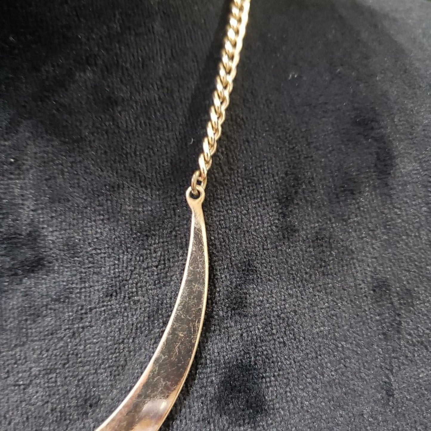 Women's Antique Gold Tone Canyon Sky Statement Necklace