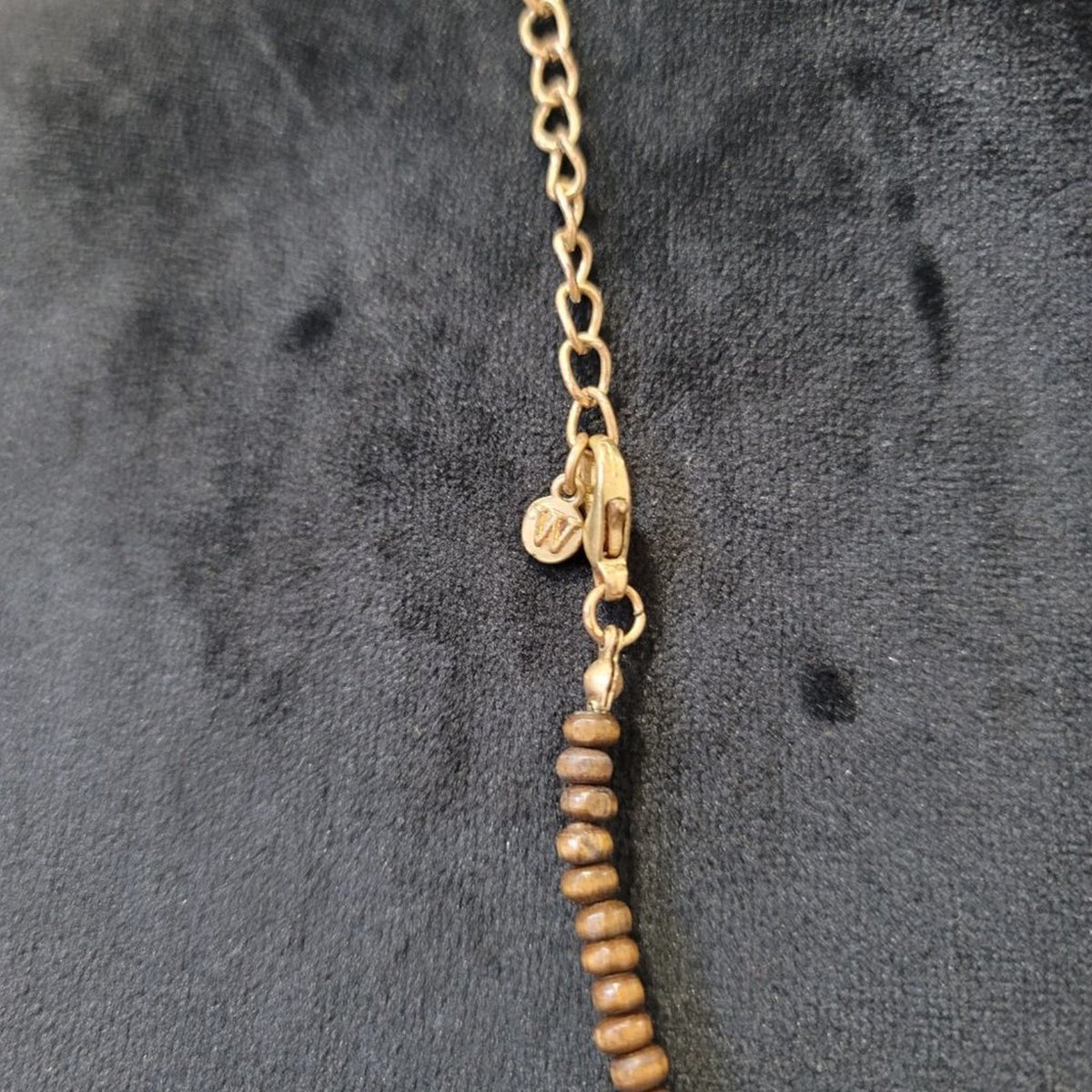 Women's Multicolor Beaded with Lobster Clasp Long Jewelry Tassel Necklace