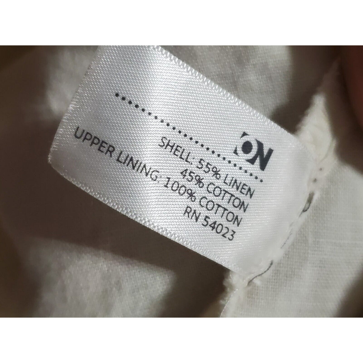 Old Navy Women's White Linen Square Neck Sleeveless Casual Knee Length Dress S