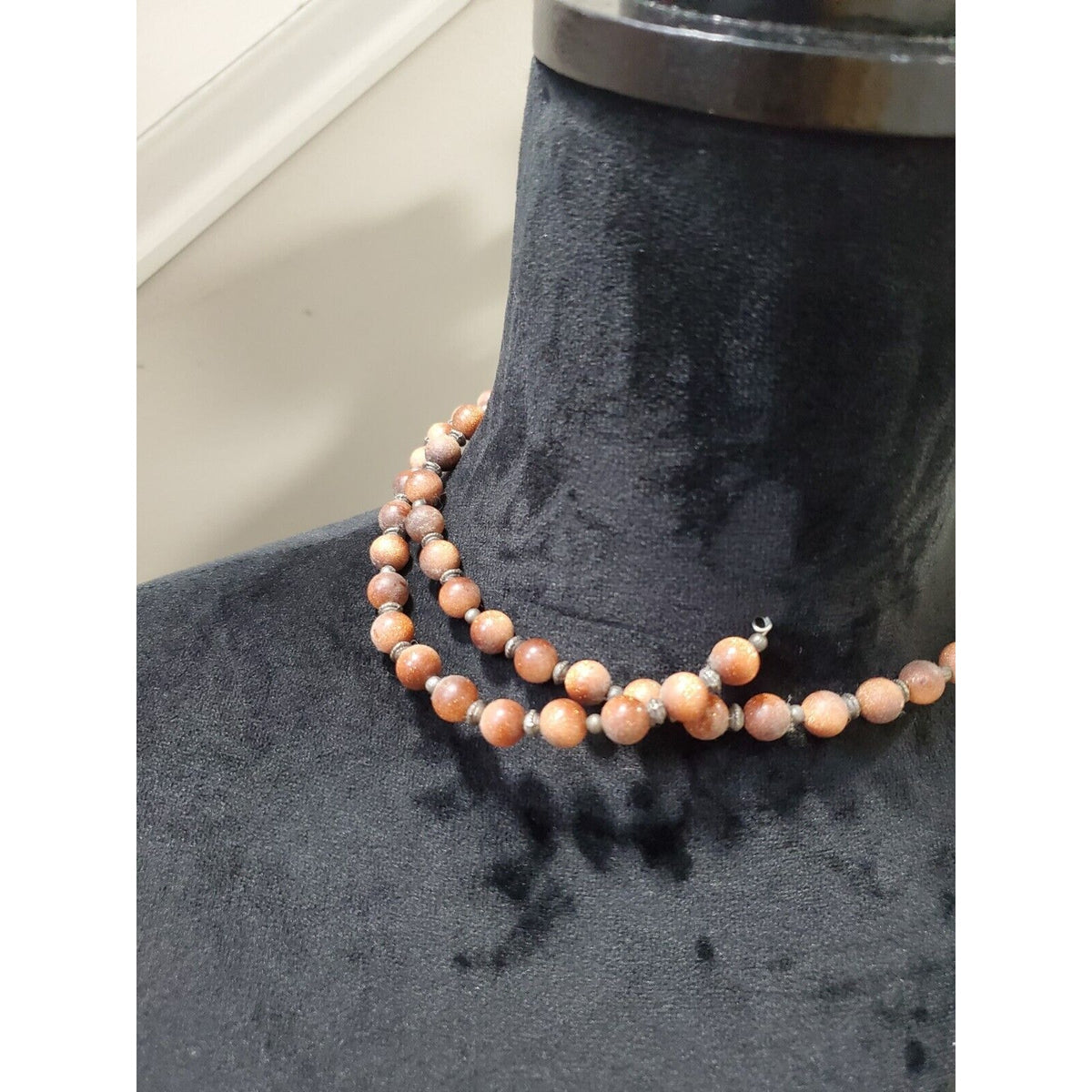 Women's Handmade Multicolor Blue Stone Choker Necklace