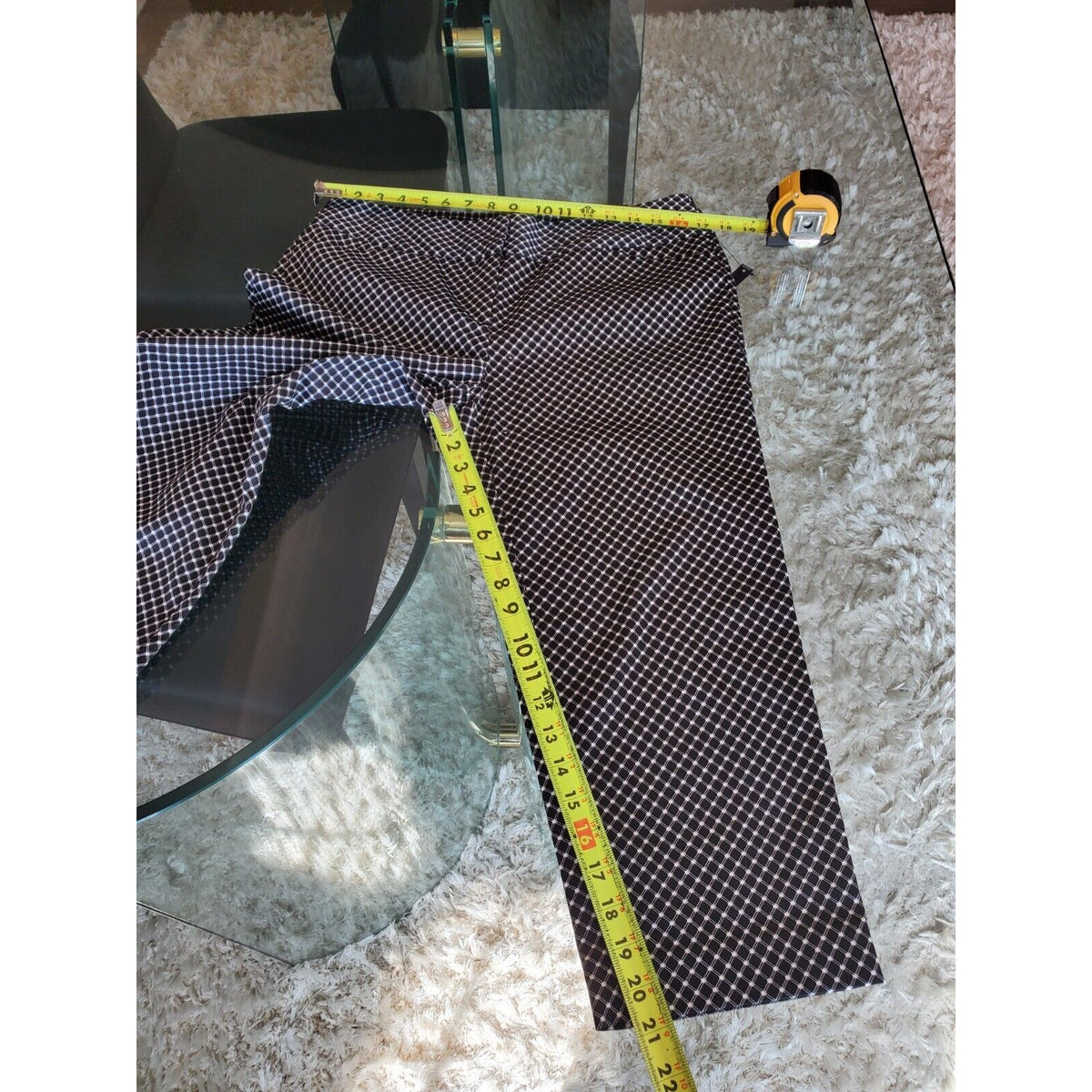 Worthington Women's Black Cotton Modern Fit Thigh Slim Leg Casual Capri Size 10