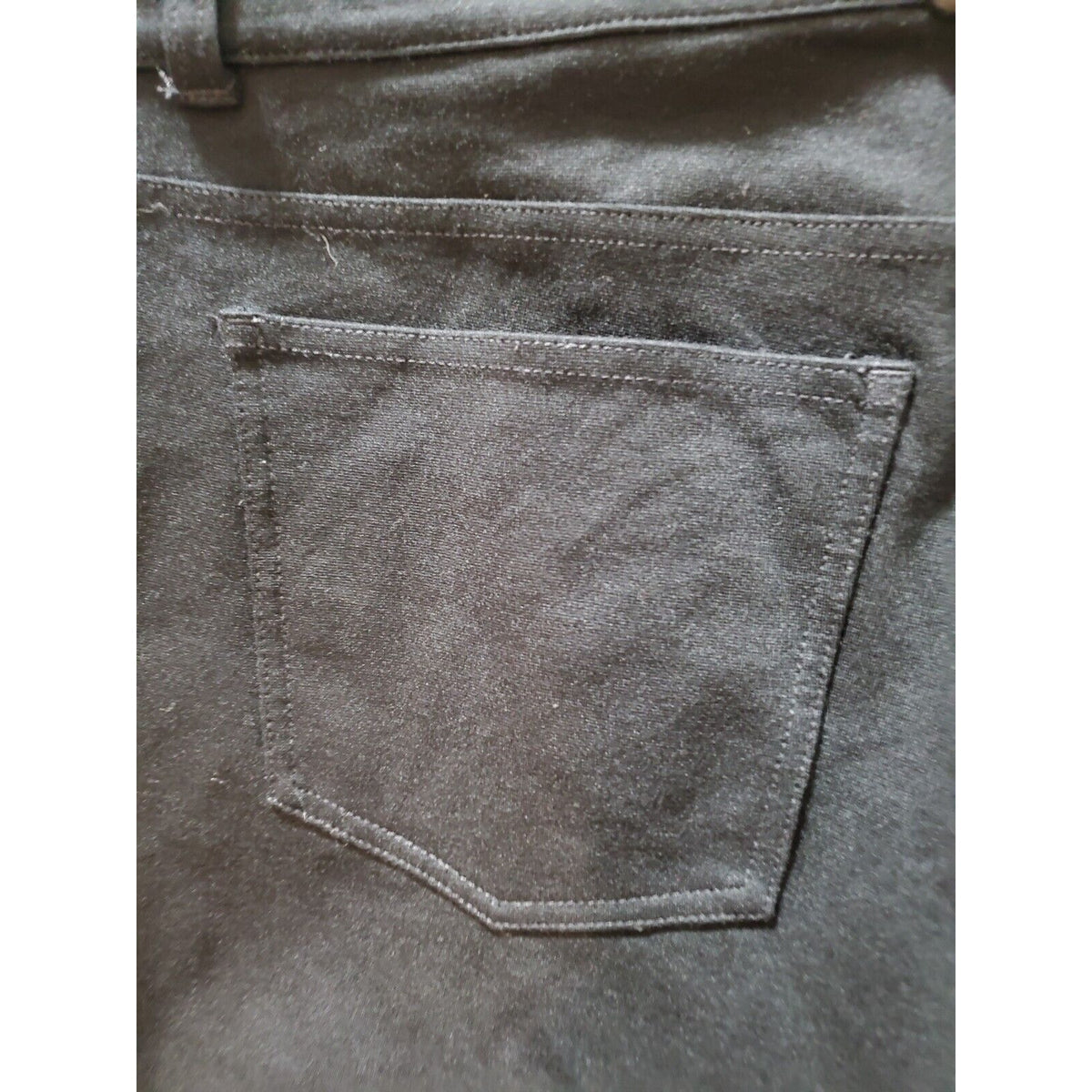 Eileen Fisher Womens Black Rayon Pockets Zipper Front Casual Pants XL
