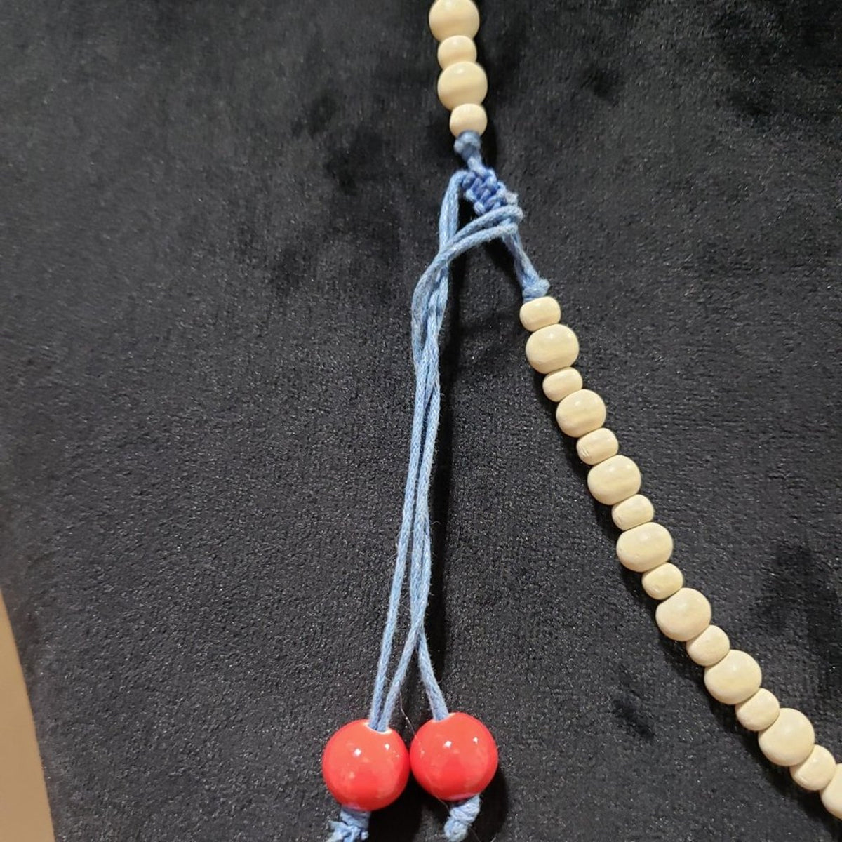 Womens Fashion White Blue Pearl Beaded Collar Beautiful Necklace Jewellery