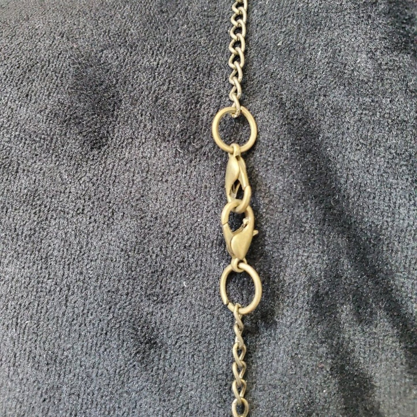 Womens Gold Tone Hammered Tassel Pendant Necklace