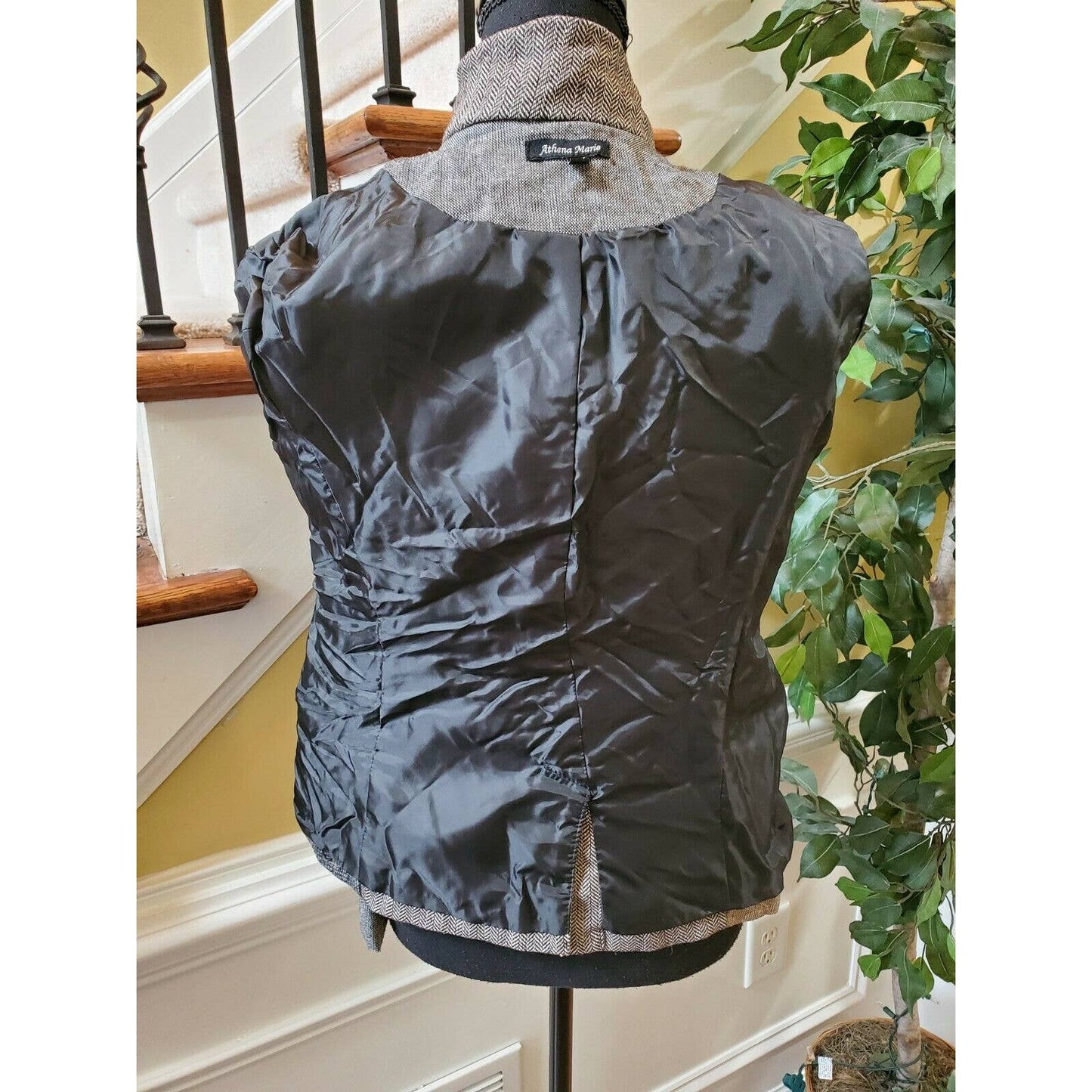 Athena Marie Blazer Wool Blend Blazer Womens Small