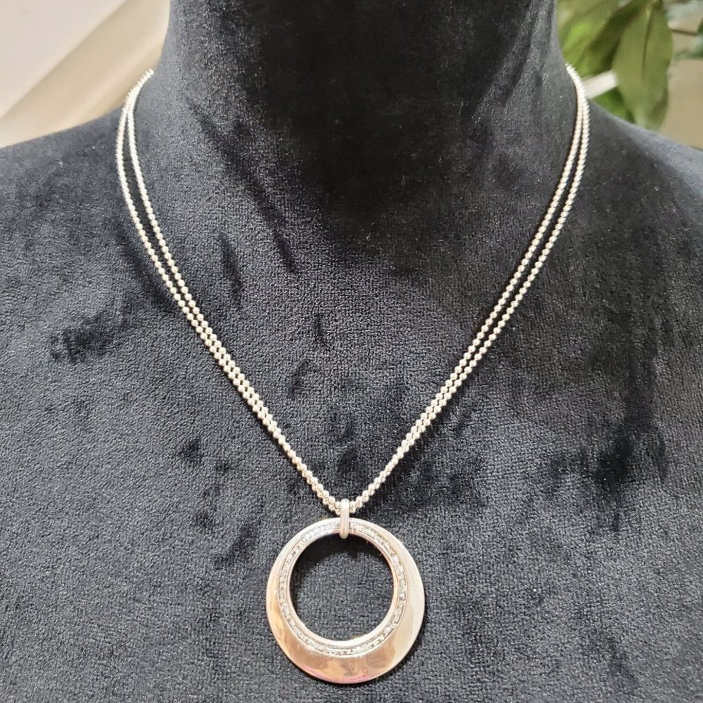 Women's Gold Round Decor Link Chain Fashion Jewelry Necklace