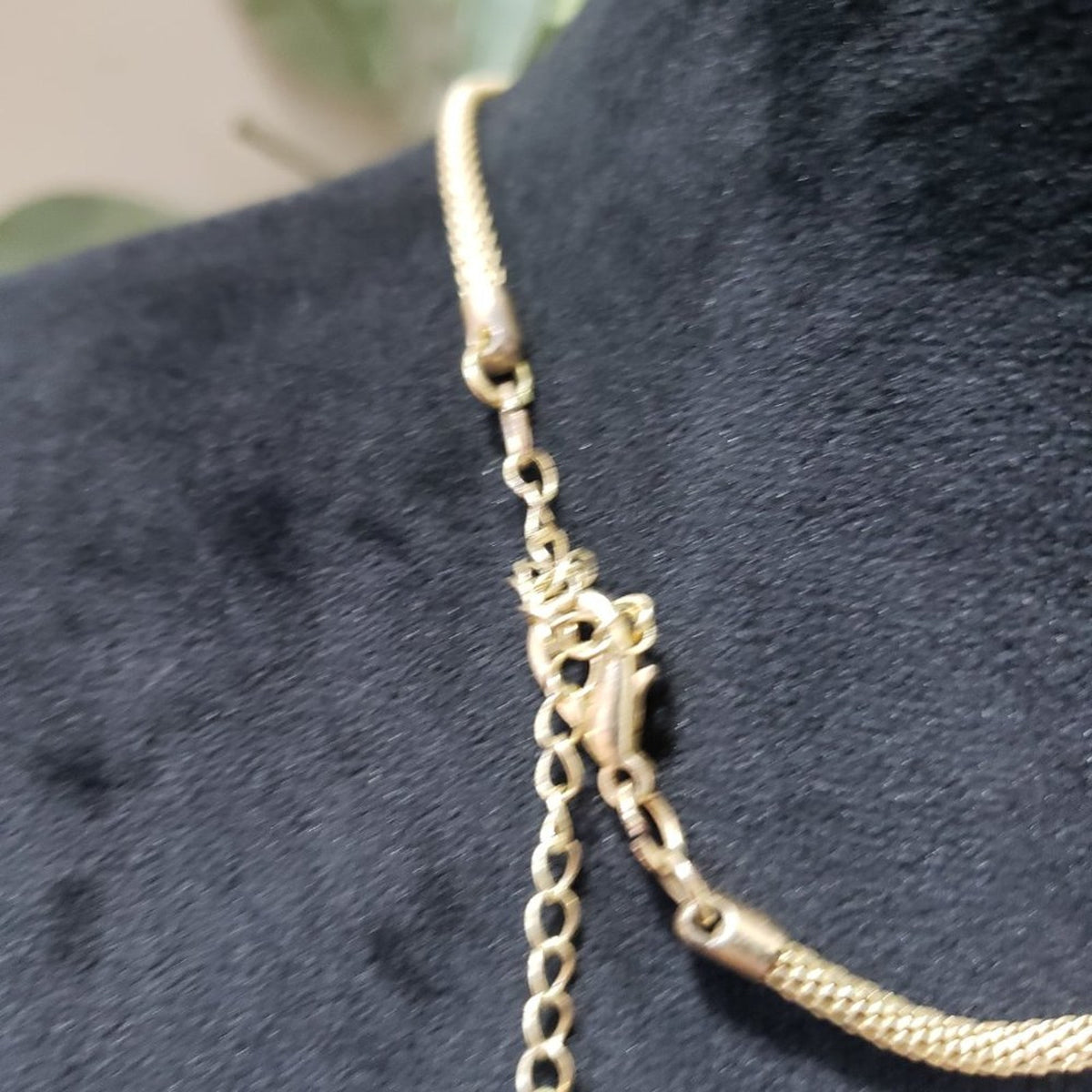 Women's Women Twist Oblate Wide Gold Chain Necklace