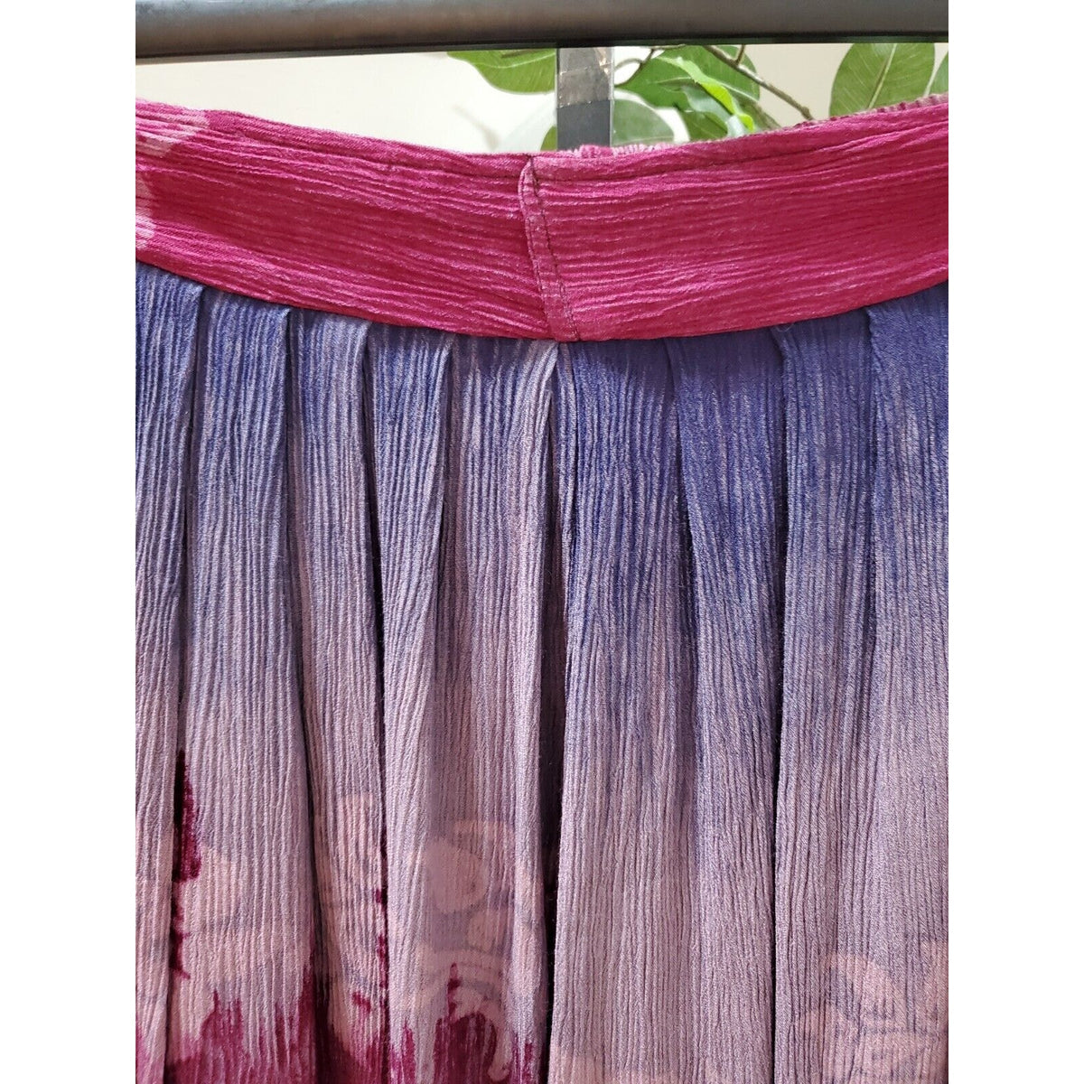 Mina Collection Womens Multicolor Tie Dye 100% Rayon Pull On Harem Pant M