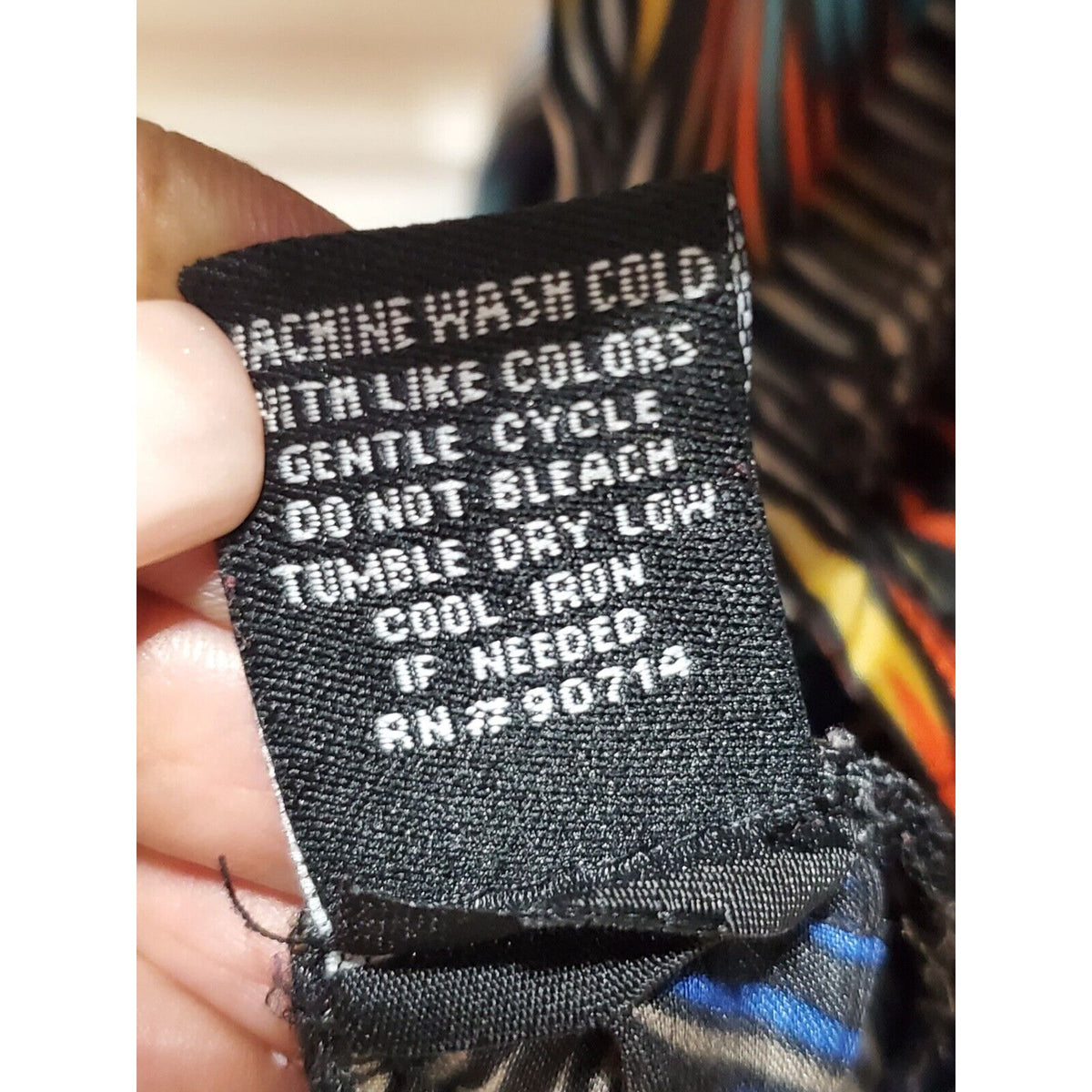 MSK Women Multicolor Polyester Round Neck Short Sleeve Knee Length Dress Size 8