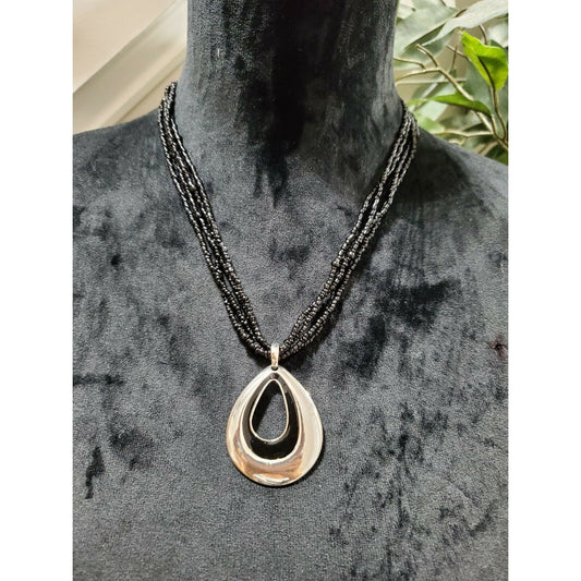 San Capsule Keepsake Tear Drop Necklace