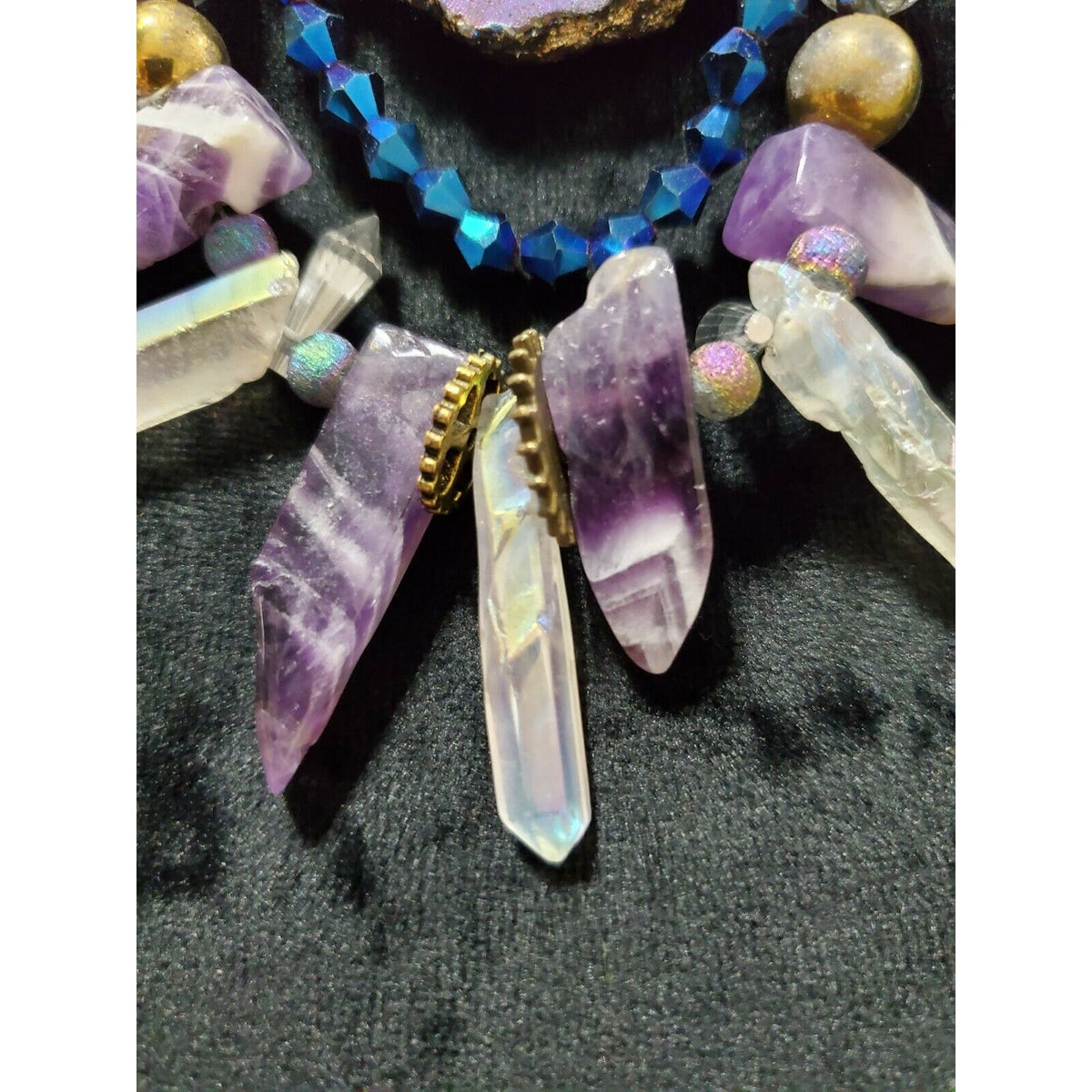 Handmade Raw Ametheyst Necklace