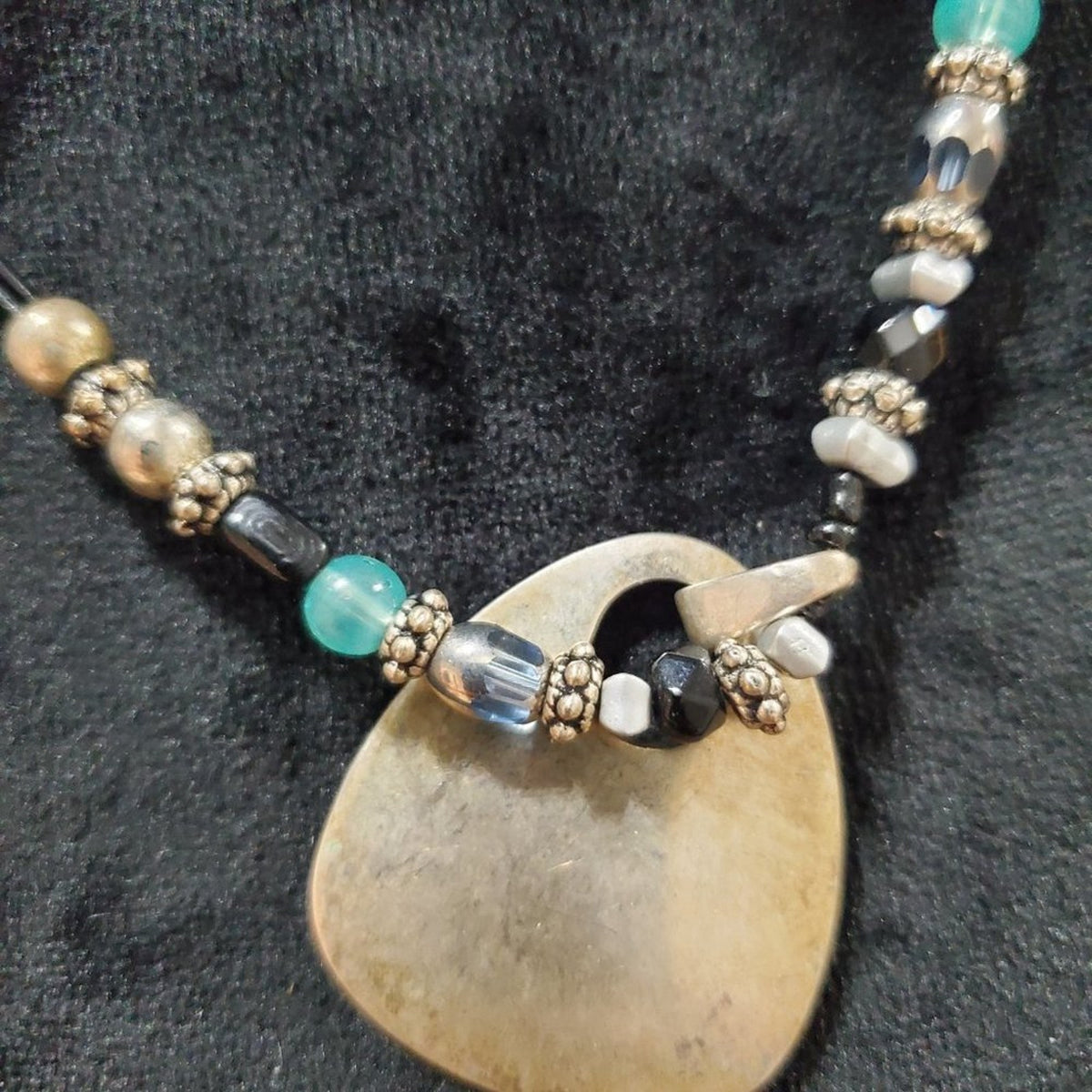 Women's Multicolor and Beads Gold Chain Fashion Jewelry Necklace