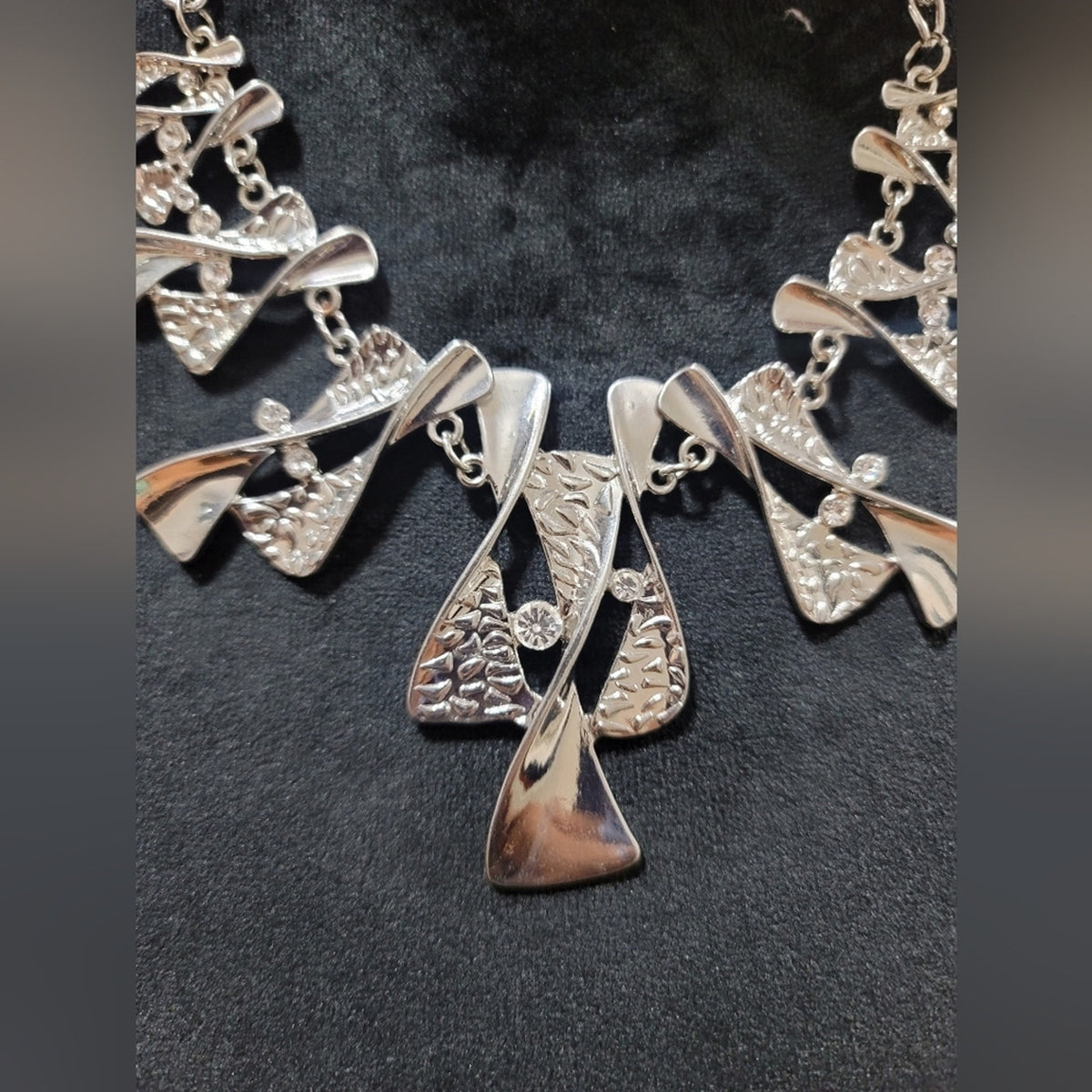 Silver Abstract Necklace