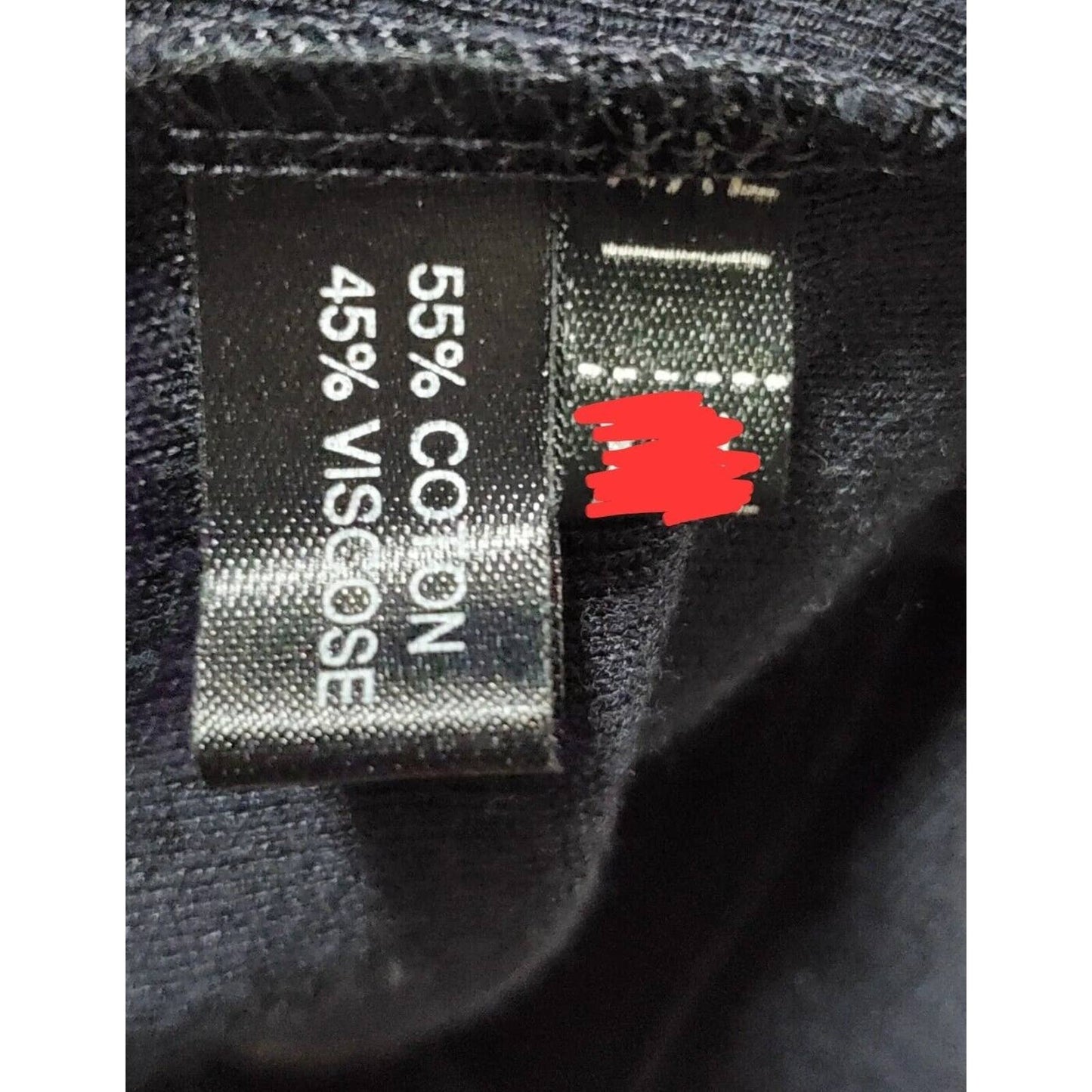 Heide Ost Textured Black Cotton Long Sleeve Blouse & Skirt 2 Pc's Suit Size XL