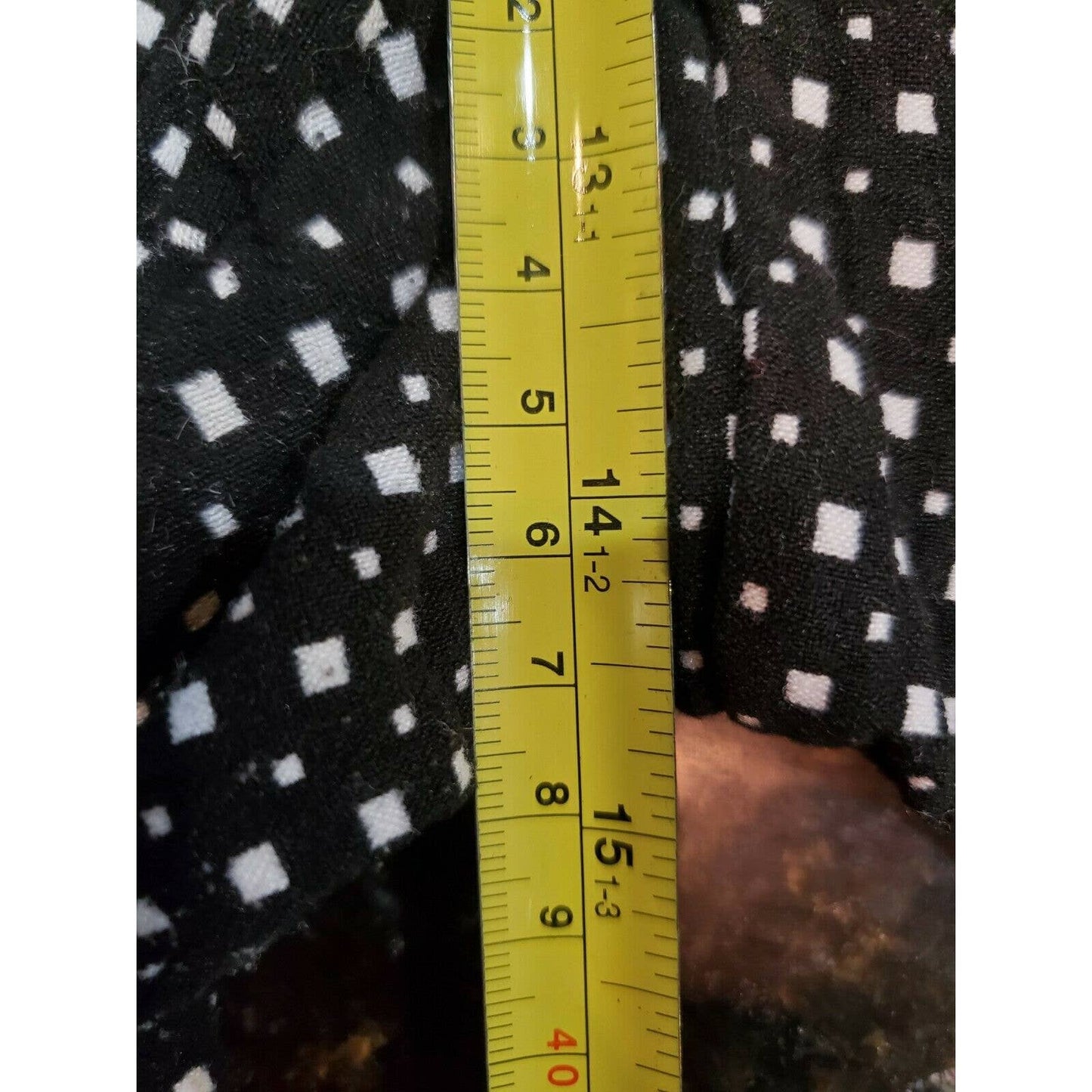 Women's Black & White Dotted Rayon Fancy Capri Pants Plus Size