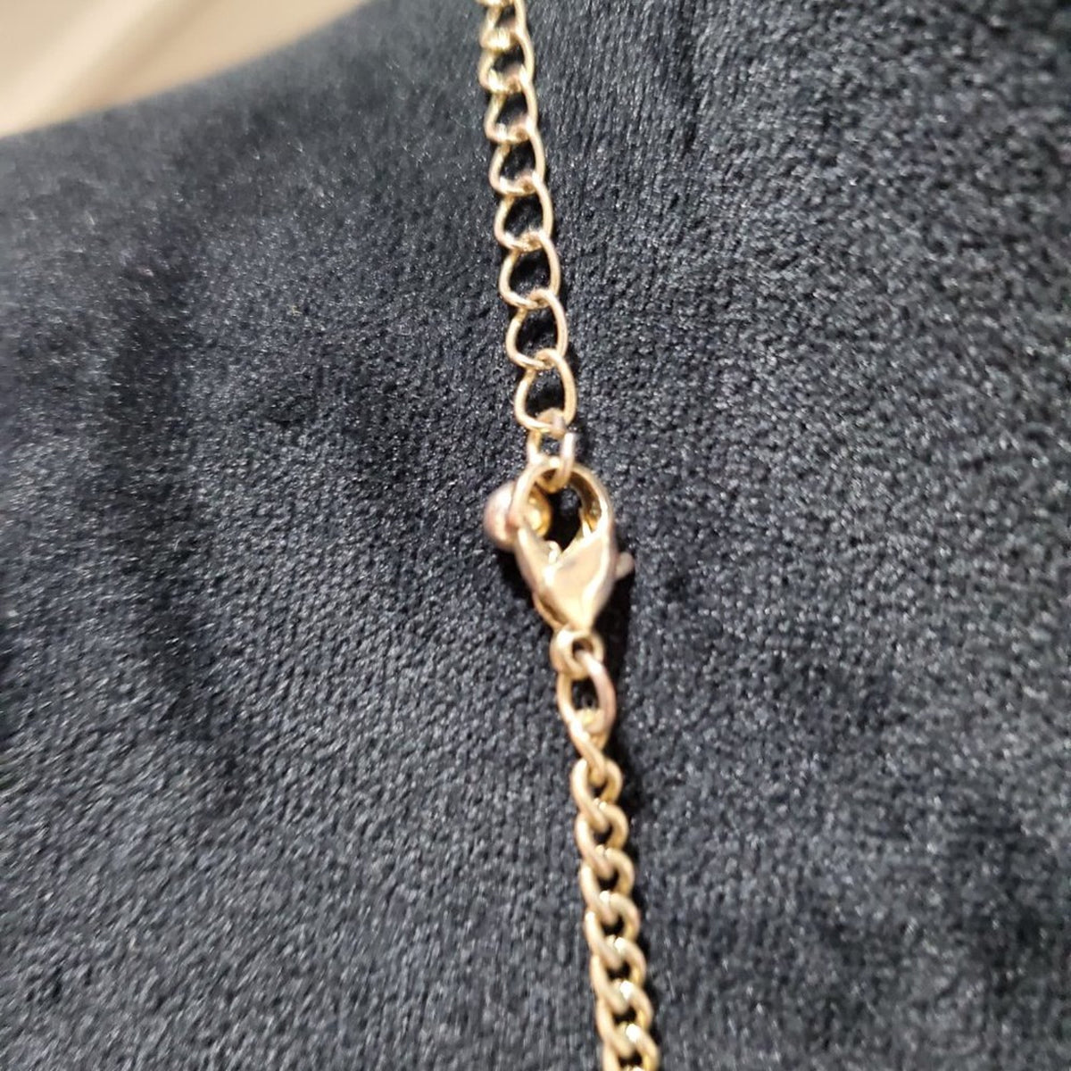 Women's Gold Tone Water Drop Brown Beaded Fashion Jewelry Necklace