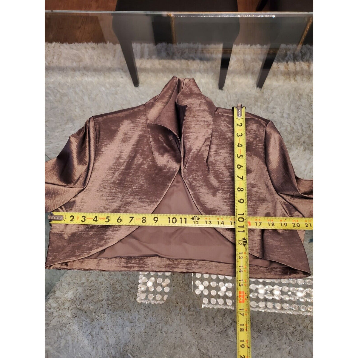 Jessica Howard Taupe Polyester Special Occasion Dress & Jacket 2 Pc's Set 14